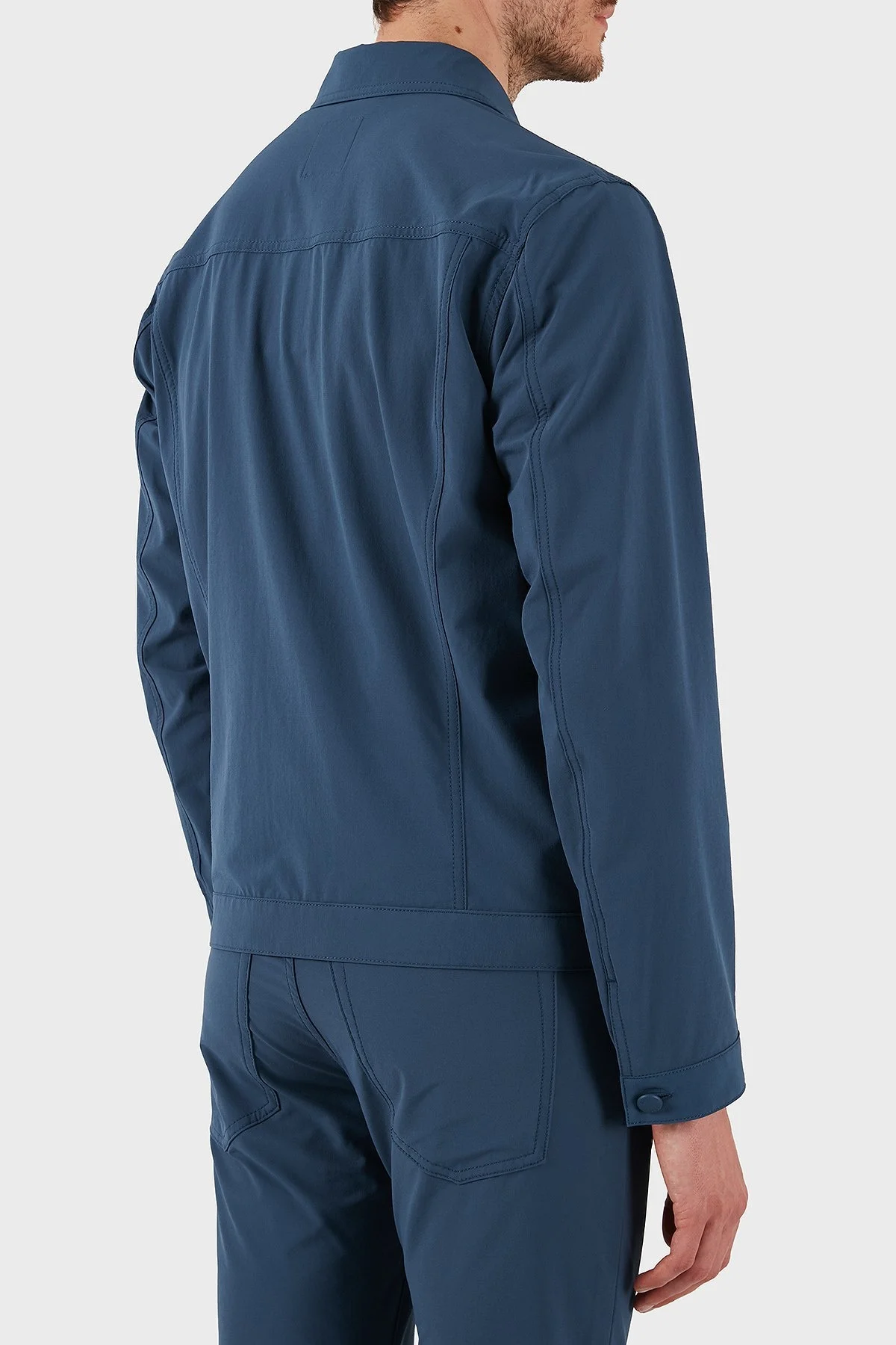 Boss Relaxed Fit Uzun Kollu Cepli Düğmeli Erkek Ceket 50538639 425 LACİVERT - 3