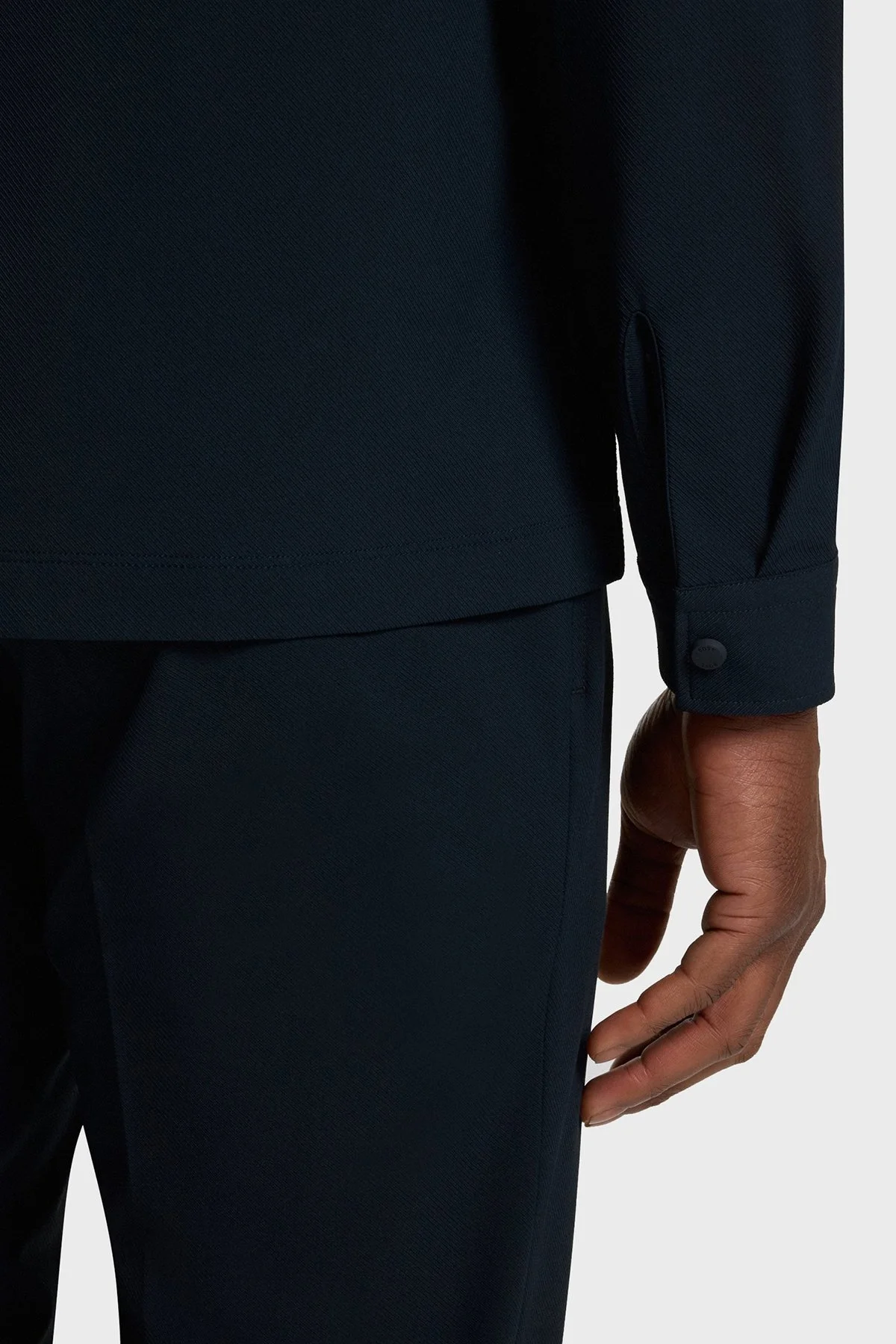 Boss Relaxed Fit Yaka Göğüs Cepli Uzun Kollu Erkek Gömlek 50545325 404 LACİVERT - 5