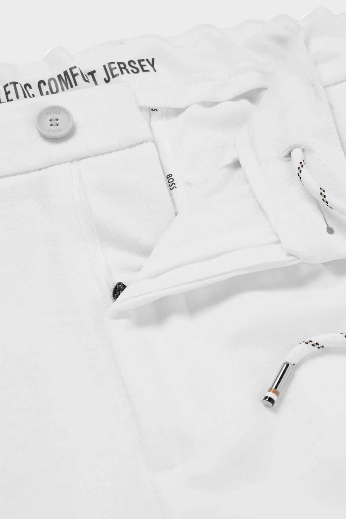 Boss Relaxed Fit Yüksek Bel Cepli Erkek Short 50487567 100 BEYAZ - 5