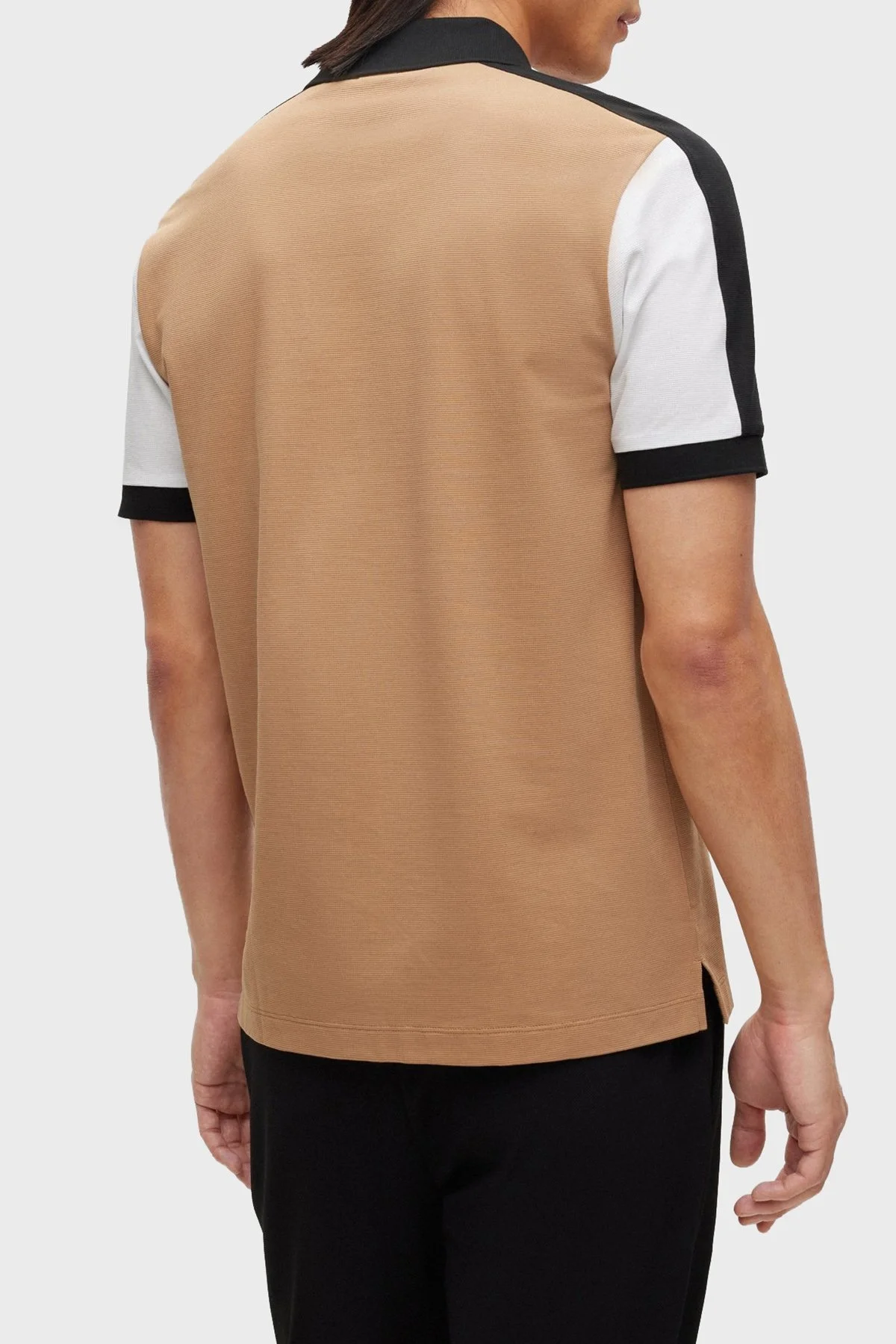 Boss Renk Bloklu Regular Fit Merserize Pamuklu Erkek Polo T Shirt 50486192 260 BEJ - 2