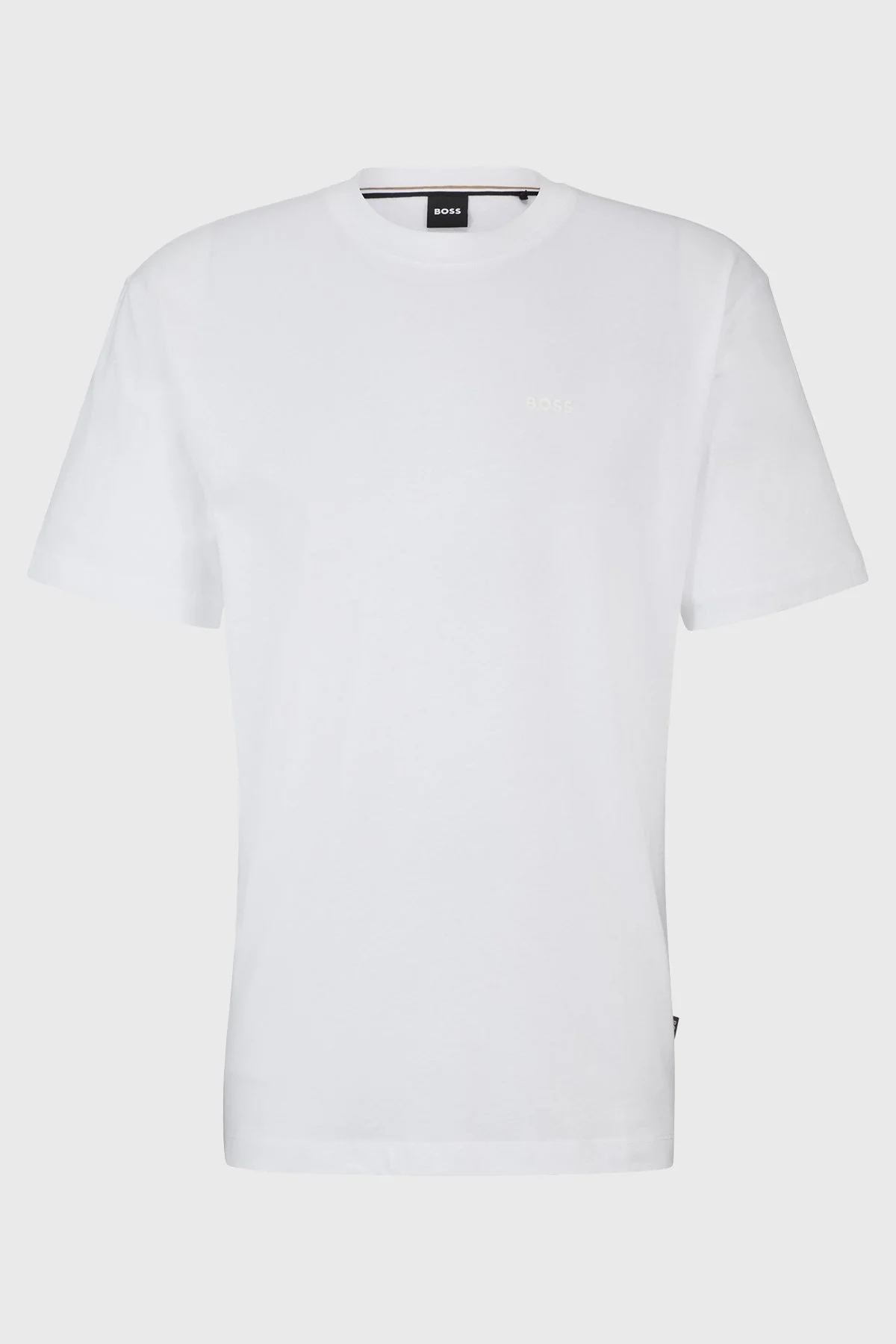 Boss Sırt Baskılı Regular Fit Pamuklu Jarse Erkek T Shirt 50505769 100 BEYAZ - 10