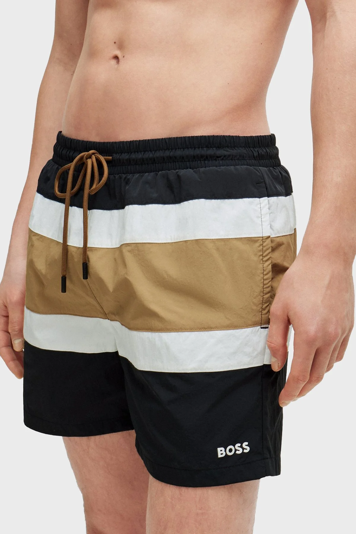 Boss Slim Fit Cepli Erkek Mayo Short 50515700 001 SİYAH - 2