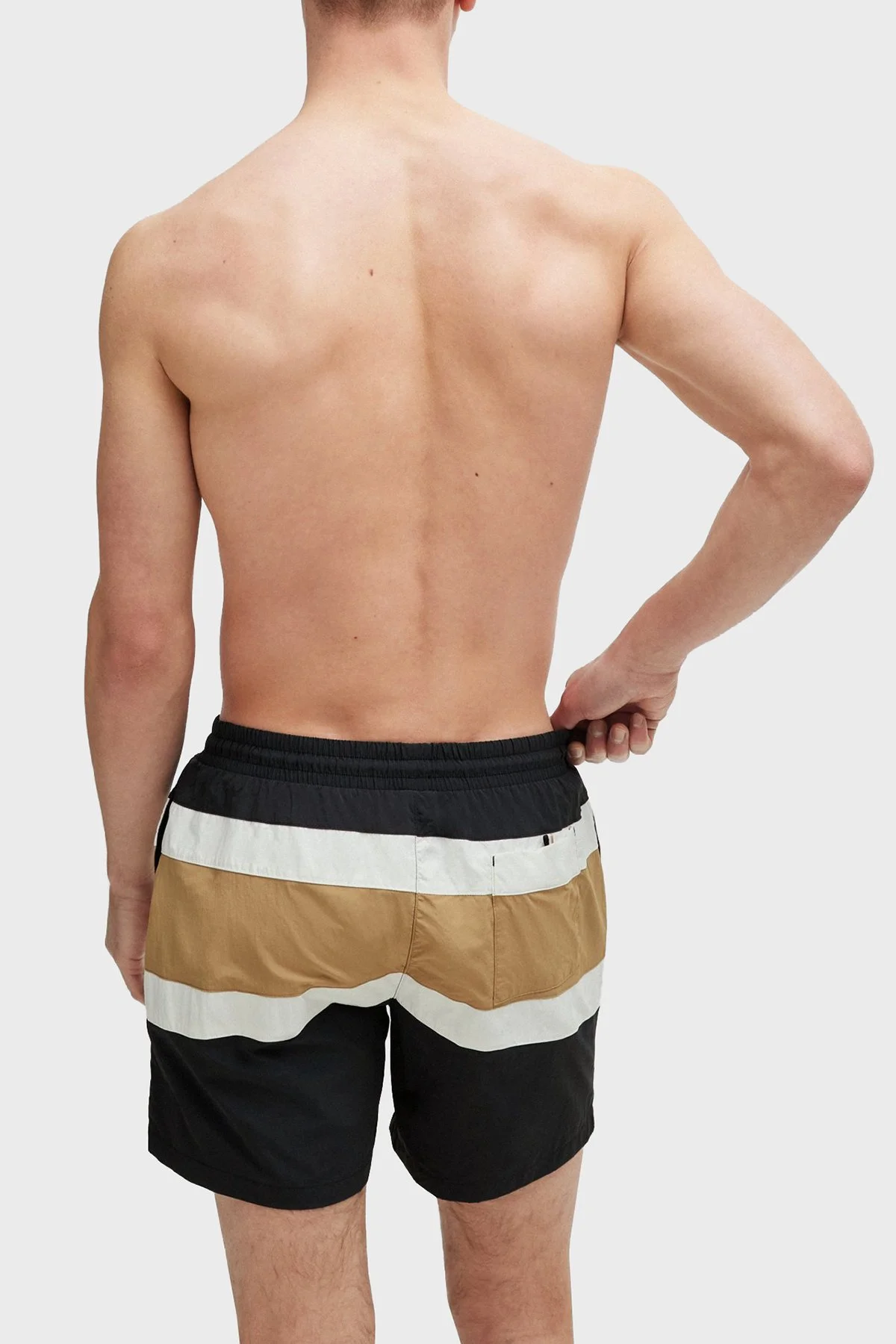 Boss Slim Fit Cepli Erkek Mayo Short 50515700 001 SİYAH - 3