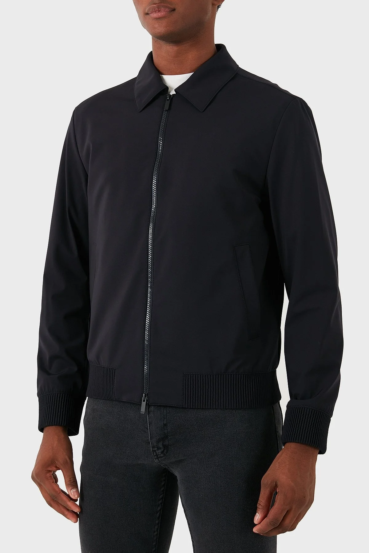 Boss Streç Slim Fit Spor Erkek Ceket 50521580 001 SİYAH - 7