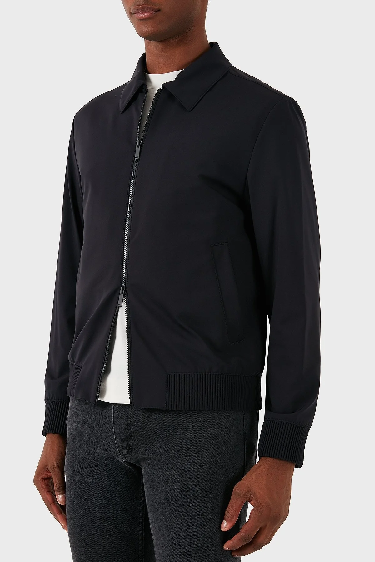 Boss Streç Slim Fit Spor Erkek Ceket 50521580 001 SİYAH - 11