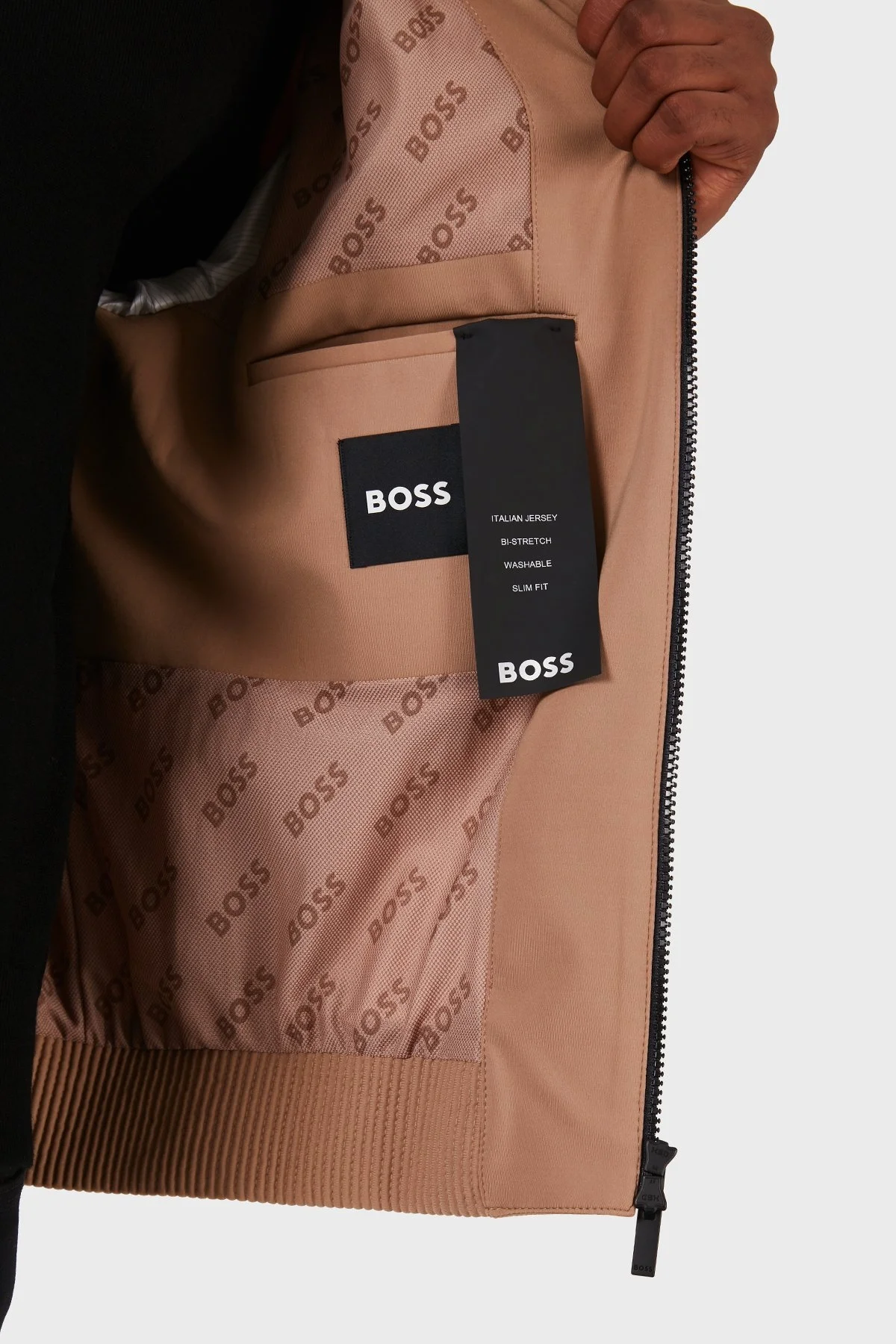 Boss Streç Slim Fit Spor Erkek Ceket 50521580 282 CAMEL - 12