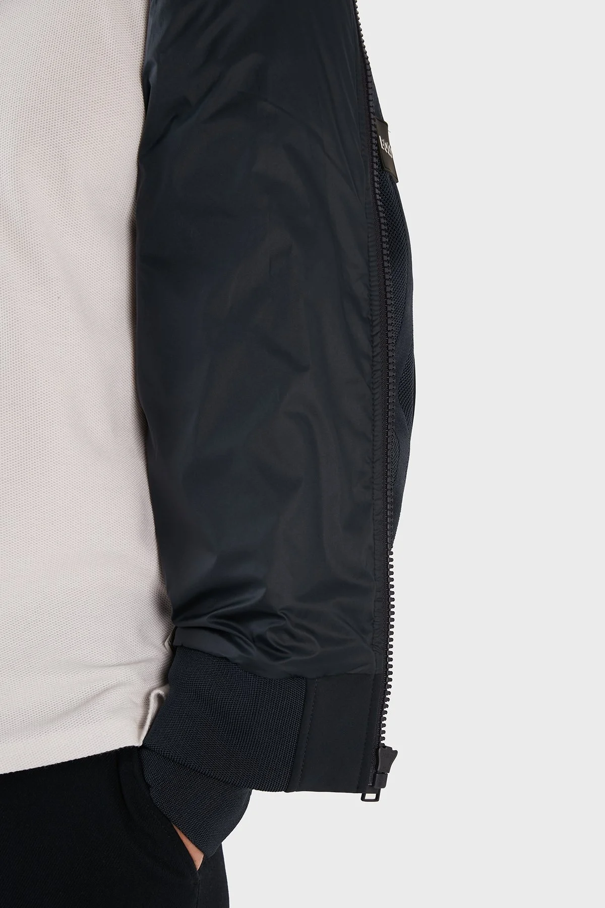 Boss Slim Fit Çıkarılabilir Kapüşonlu Spor Erkek Ceket 50483477 404 LACİVERT - 5