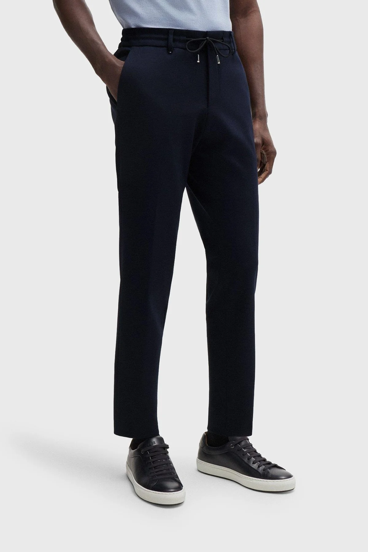 Boss Slim Fit Dar Paça Erkek Pantolon 50521643 404 LACİVERT - 6