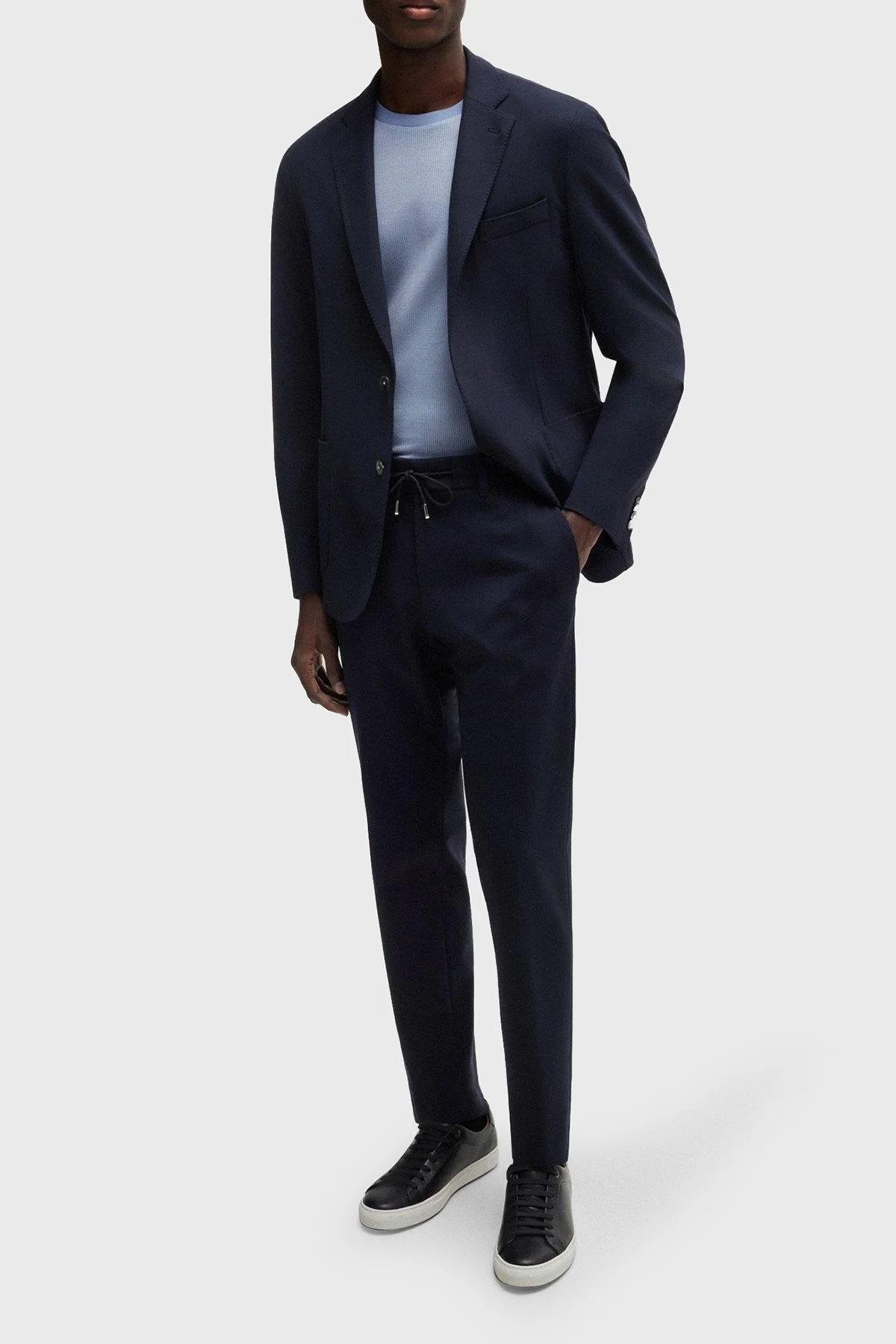 Boss Slim Fit Dar Paça Erkek Pantolon 50521643 404 LACİVERT - 7