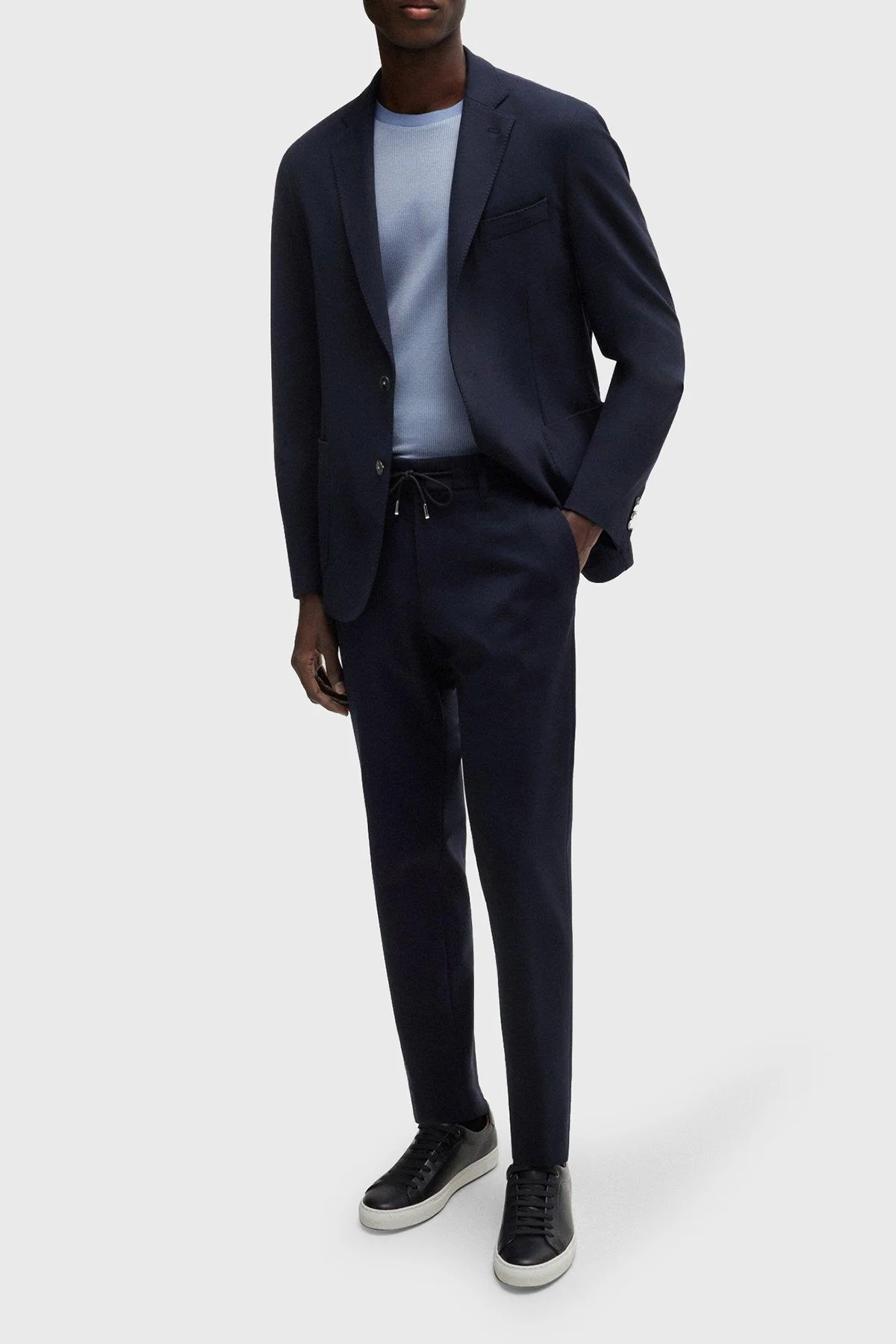 Boss Slim Fit Dar Paça Erkek Pantolon 50521643 404 LACİVERT - 2