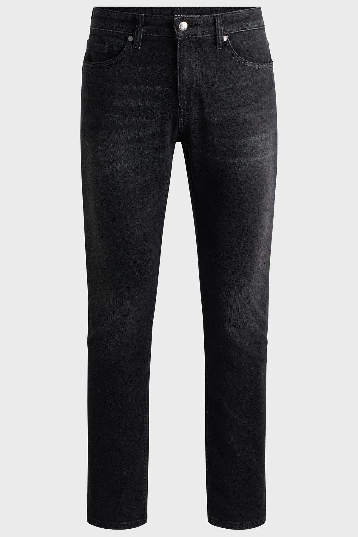 Boss Slim Fit Dar Paça Jeans Erkek Kot Pantolon 50524034 019 SİYAH - 5