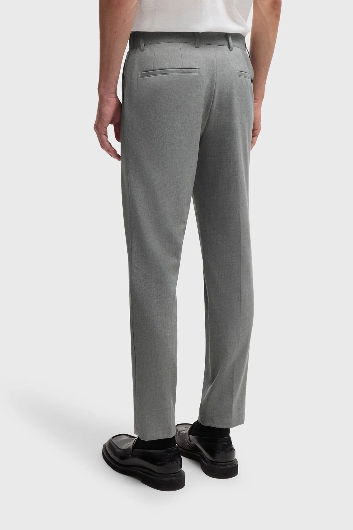 Boss Slim Fit Esnek Erkek Pantolon 50521051 041 GRİ - 9