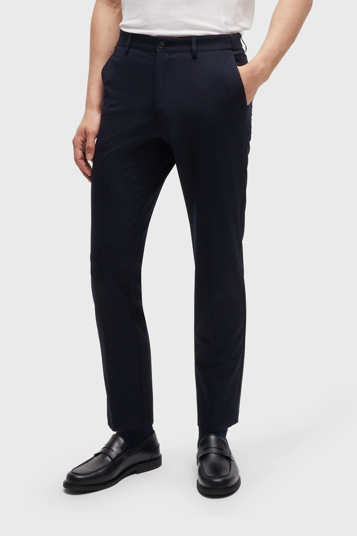 Boss Slim Fit Esnek Erkek Pantolon 50521051 404 LACİVERT - 1