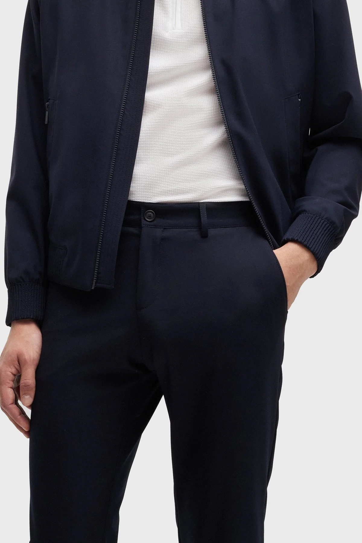 Boss Slim Fit Esnek Erkek Pantolon 50521051 404 LACİVERT - 4