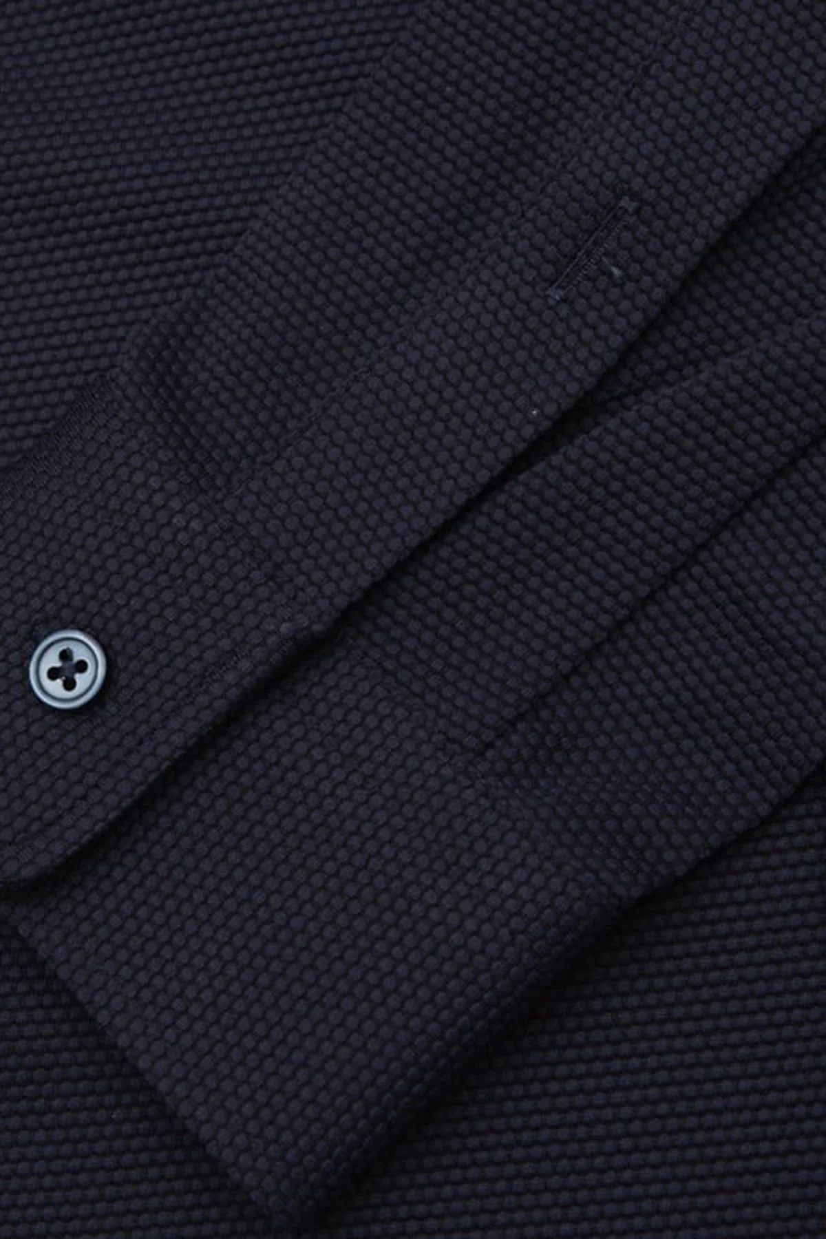 Boss Slim Fit Klasik Yaka Uzun Kollu Erkek Gömlek 50556948 404 LACİVERT - 3