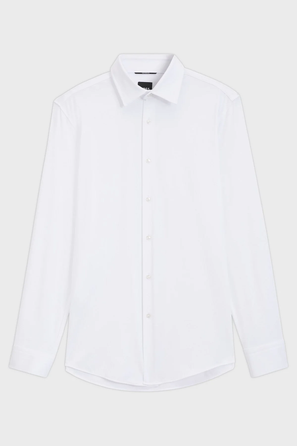 Boss Slim Fit Klasik Yaka Uzun Kollu Erkek Gömlek 50567206 100 Beyaz - 6