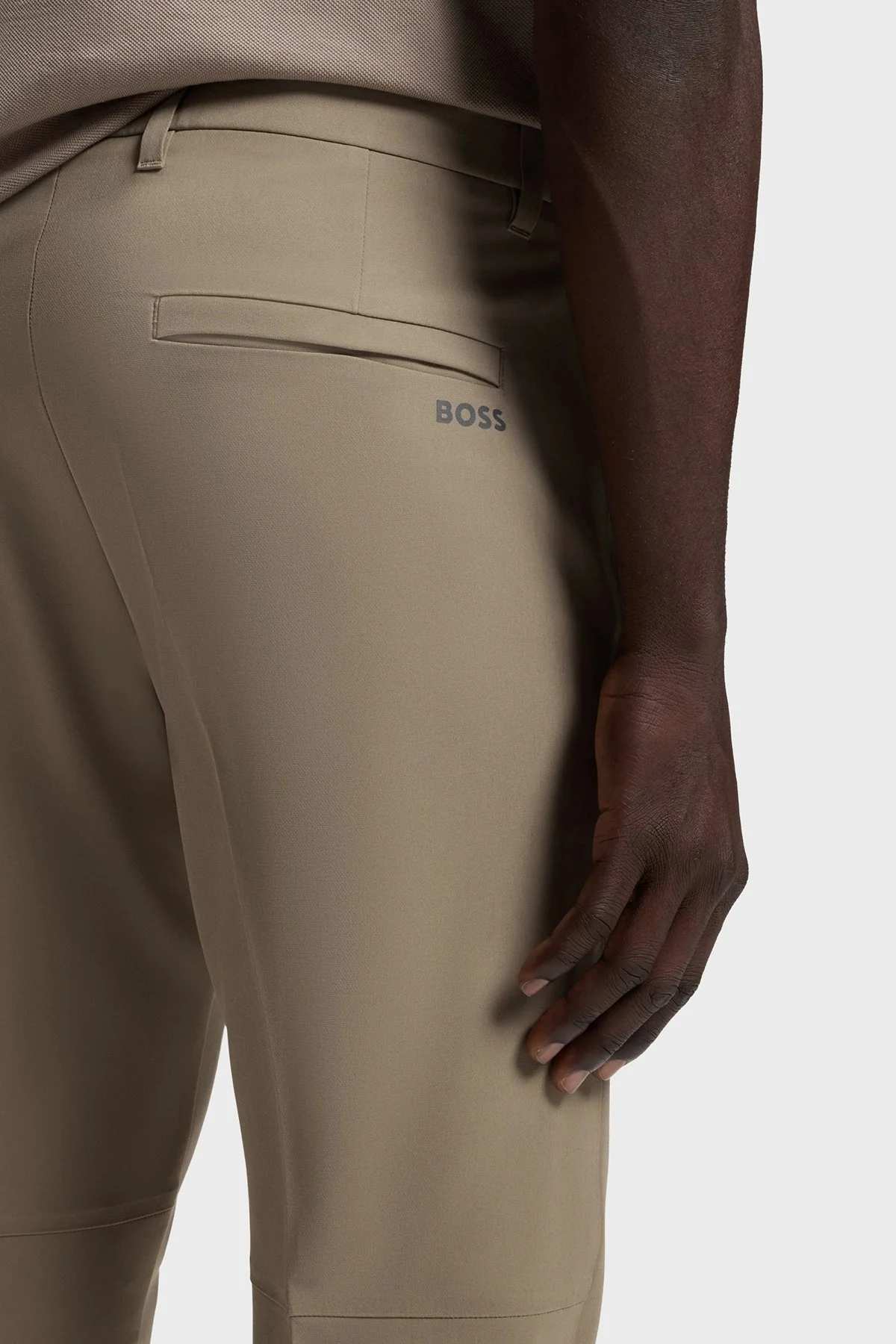 Boss Slim Fit Logo Detaylı Normal Bel Erkek Pantolon 50534303 334 KUM BEJİ - 3