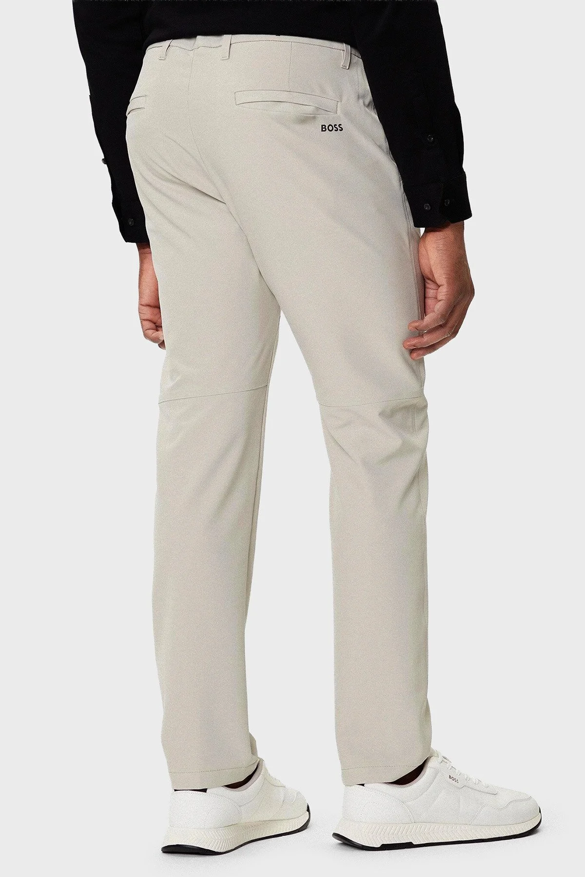 Boss Slim Fit Logolu Normal Bel Daralan Paça Erkek Pantolon 50534303 271 GRİ - 3