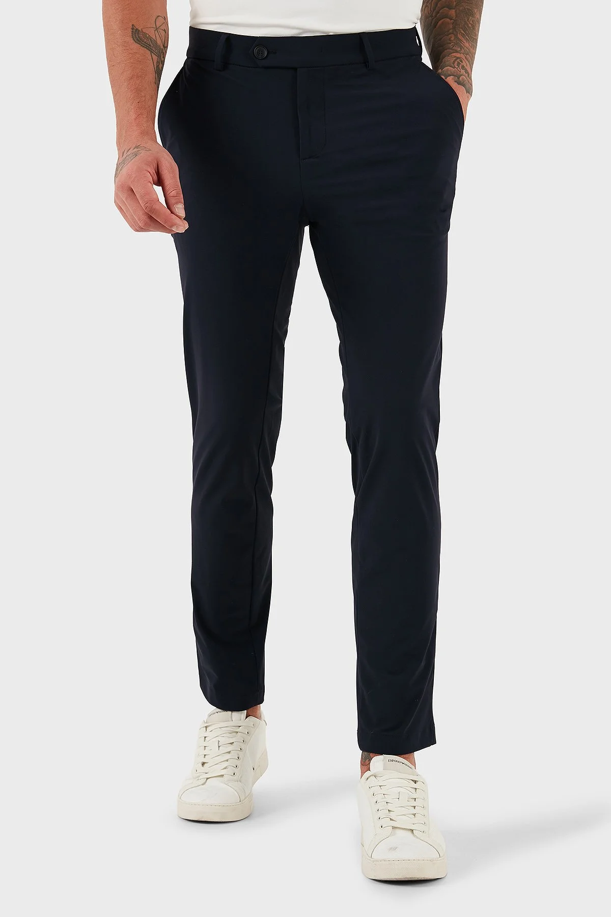 Boss Slim Fit Normal Bel Dar Paça Erkek Pantolon 50551668 404 LACİVERT - 1