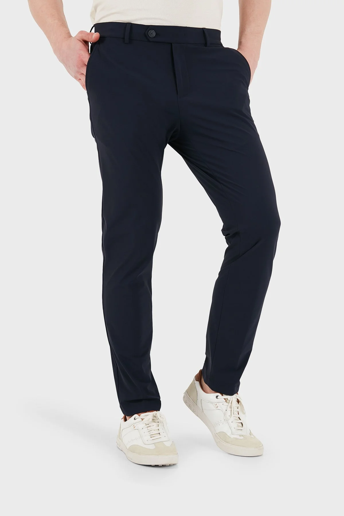 Boss Slim Fit Normal Bel Dar Paça Erkek Pantolon 50555036 404 LACİVERT - 5