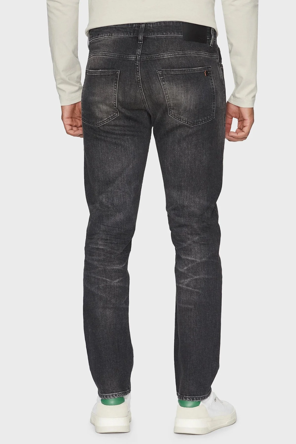 Boss Slim Fit Normal Bel Dar Paça Jeans Erkek Kot Pantolon 50534701 020 ANTRASİT - 5