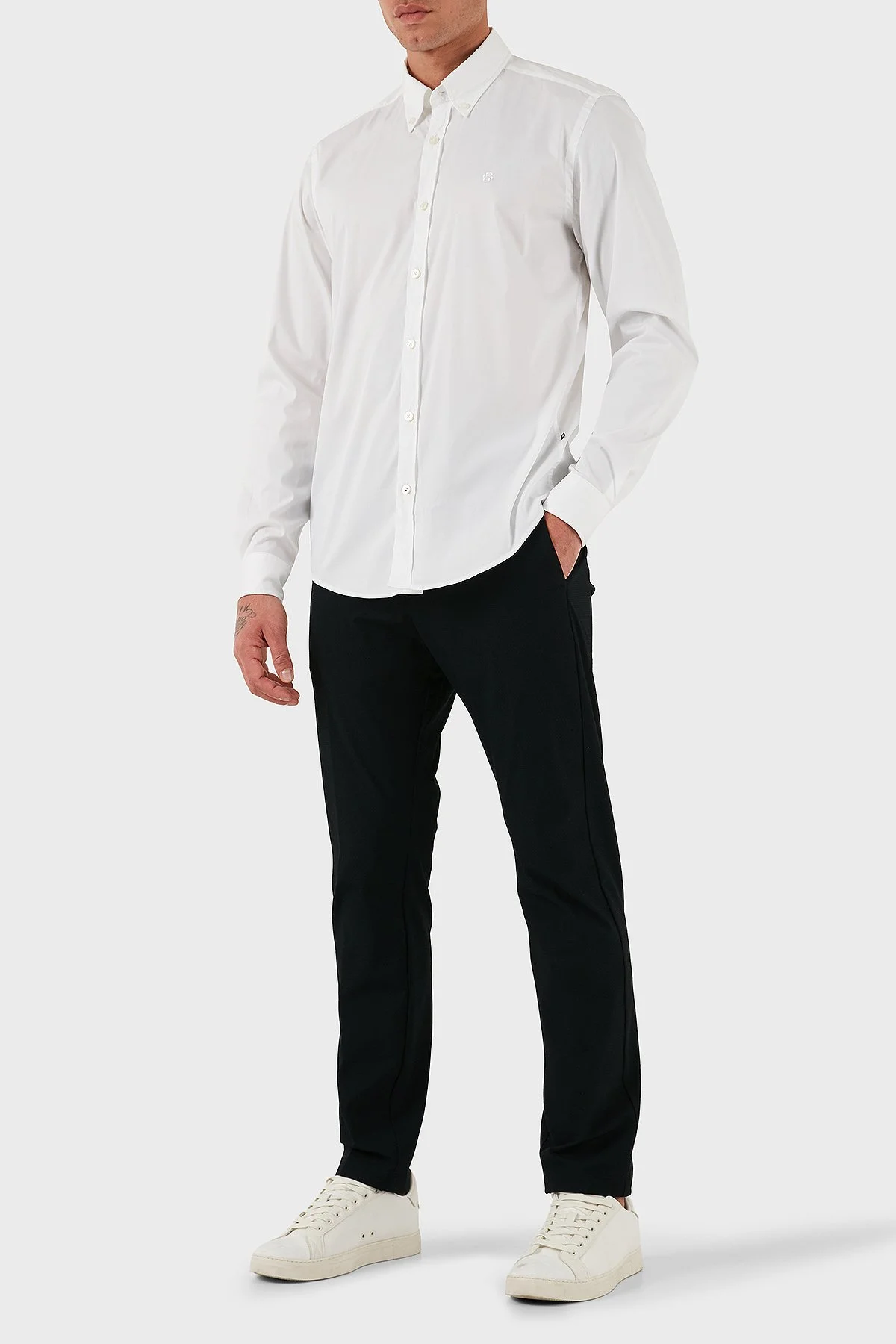 Boss Slim Fit Normal Bel Dar Paça Jogger Erkek Pantolon 50541372 001 SİYAH - 2