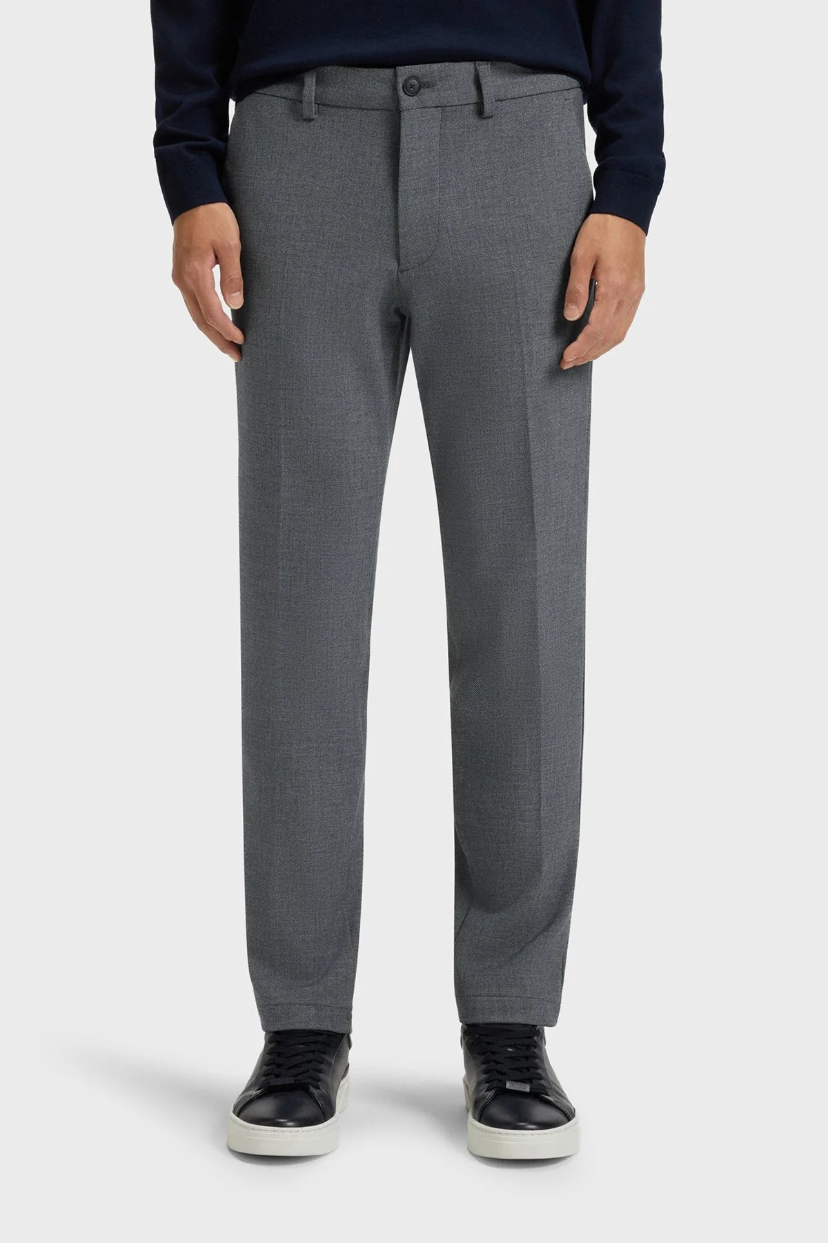 Boss Slim Fit Normal Bel Daralan Paça Kumaş Erkek Pantolon 50549473 404 LACİVERT - 1