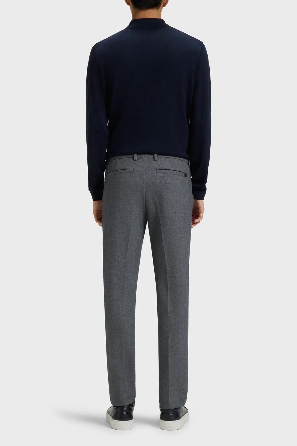 Boss Slim Fit Normal Bel Daralan Paça Kumaş Erkek Pantolon 50549473 404 LACİVERT - 3