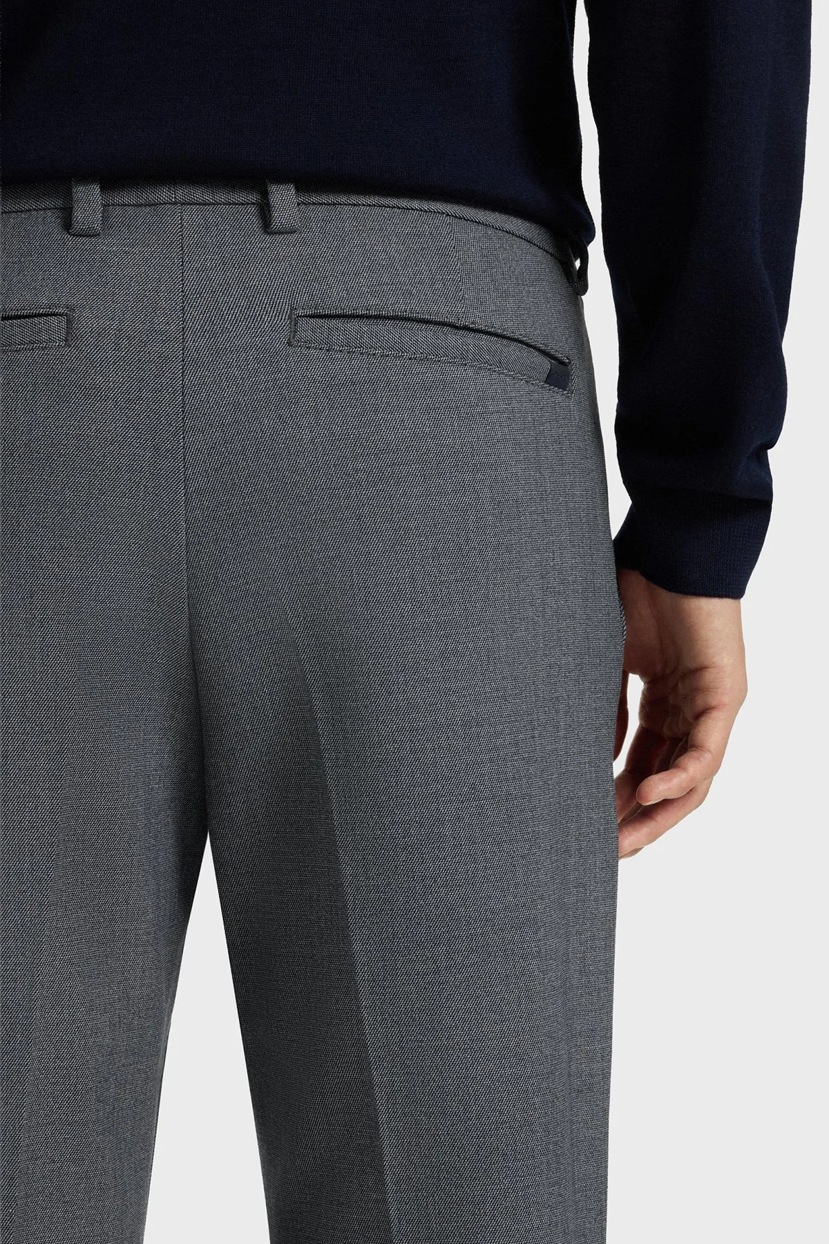 Boss Slim Fit Normal Bel Daralan Paça Kumaş Erkek Pantolon 50549473 404 LACİVERT - 4