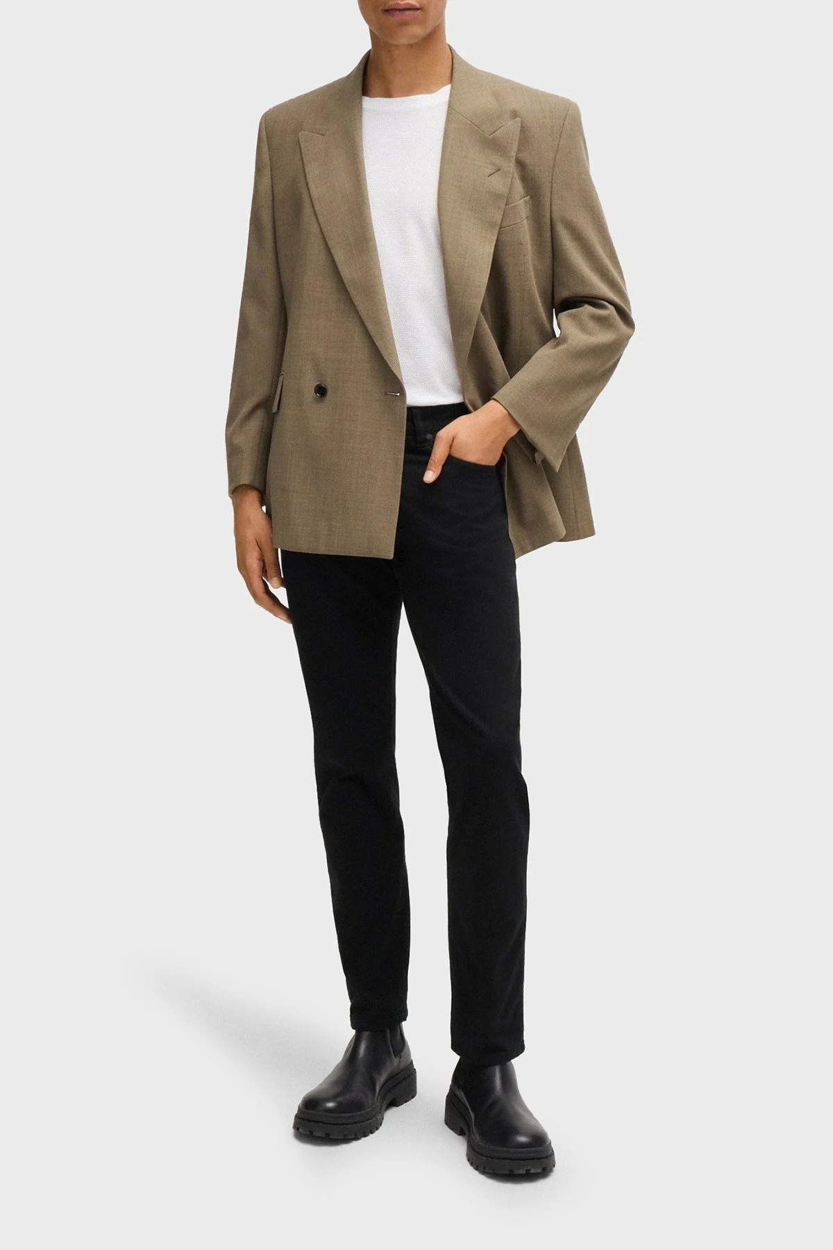 Boss Slim Fit Normal Bel Düz Paça Erkek Pantolon 50524421 001 SİYAH - 3