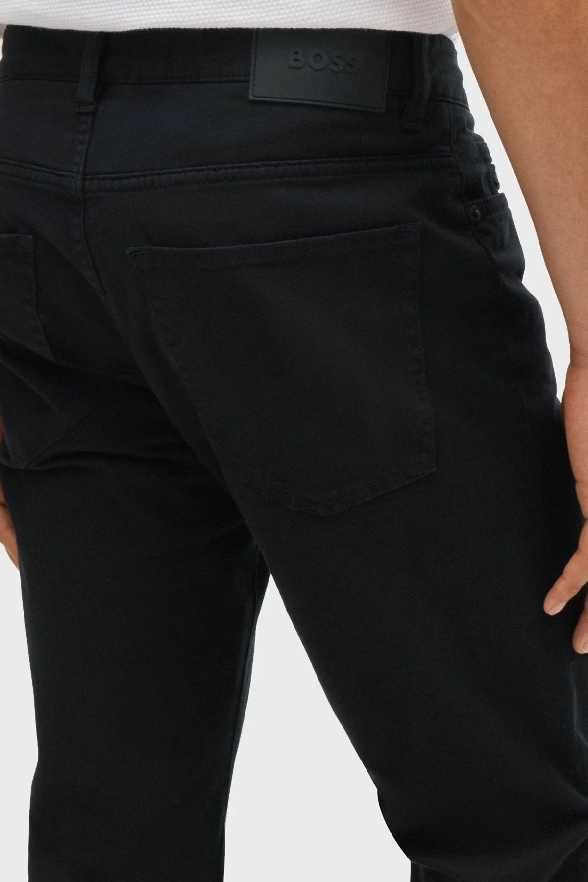 Boss Slim Fit Normal Bel Düz Paça Erkek Pantolon 50524421 001 SİYAH - 4