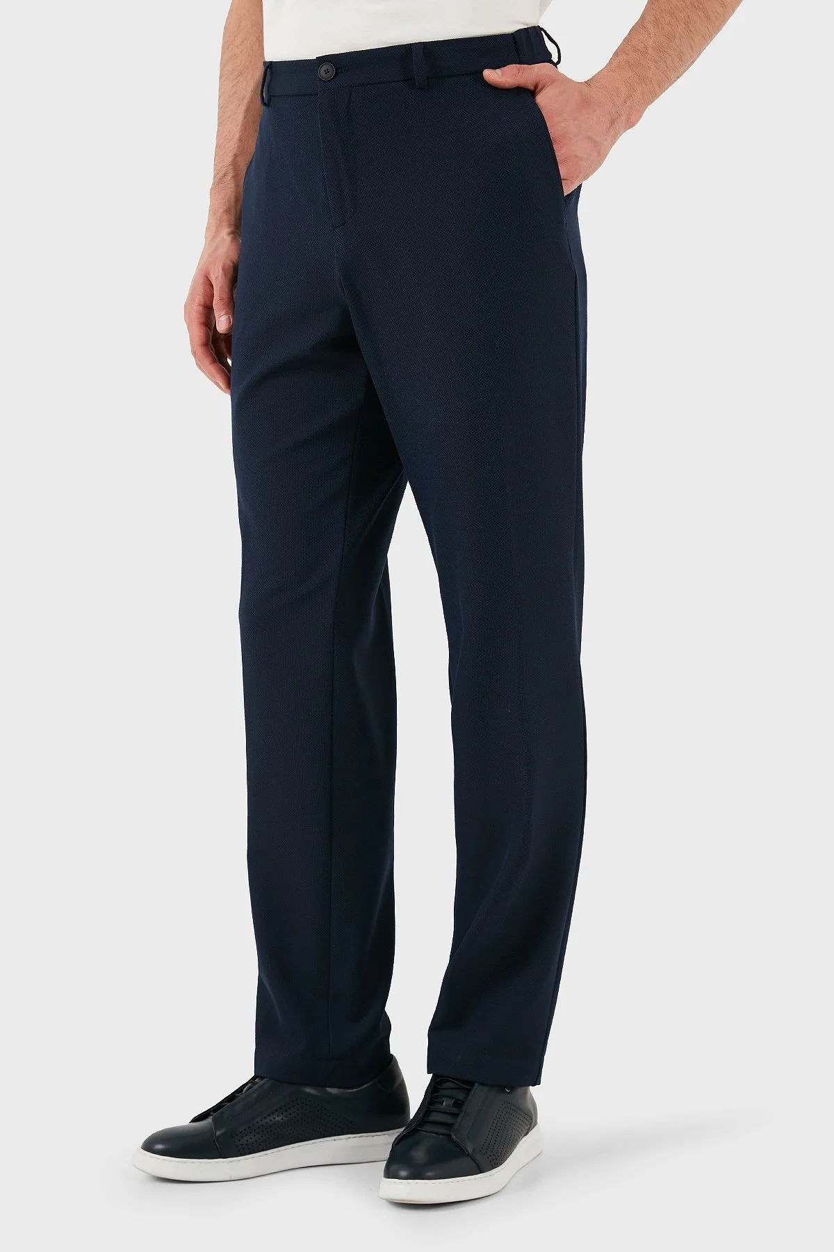 Boss Slim Fit Normal Bel Düz Paça Erkek Pantolon 50534603 404 LACİVERT - 3