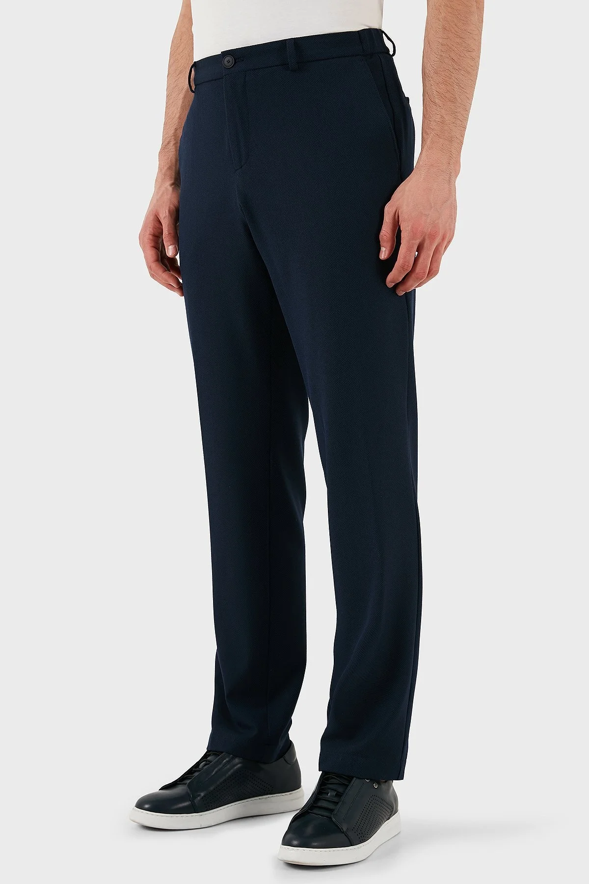 Boss Slim Fit Normal Bel Düz Paça Erkek Pantolon 50534603 404 LACİVERT - 5