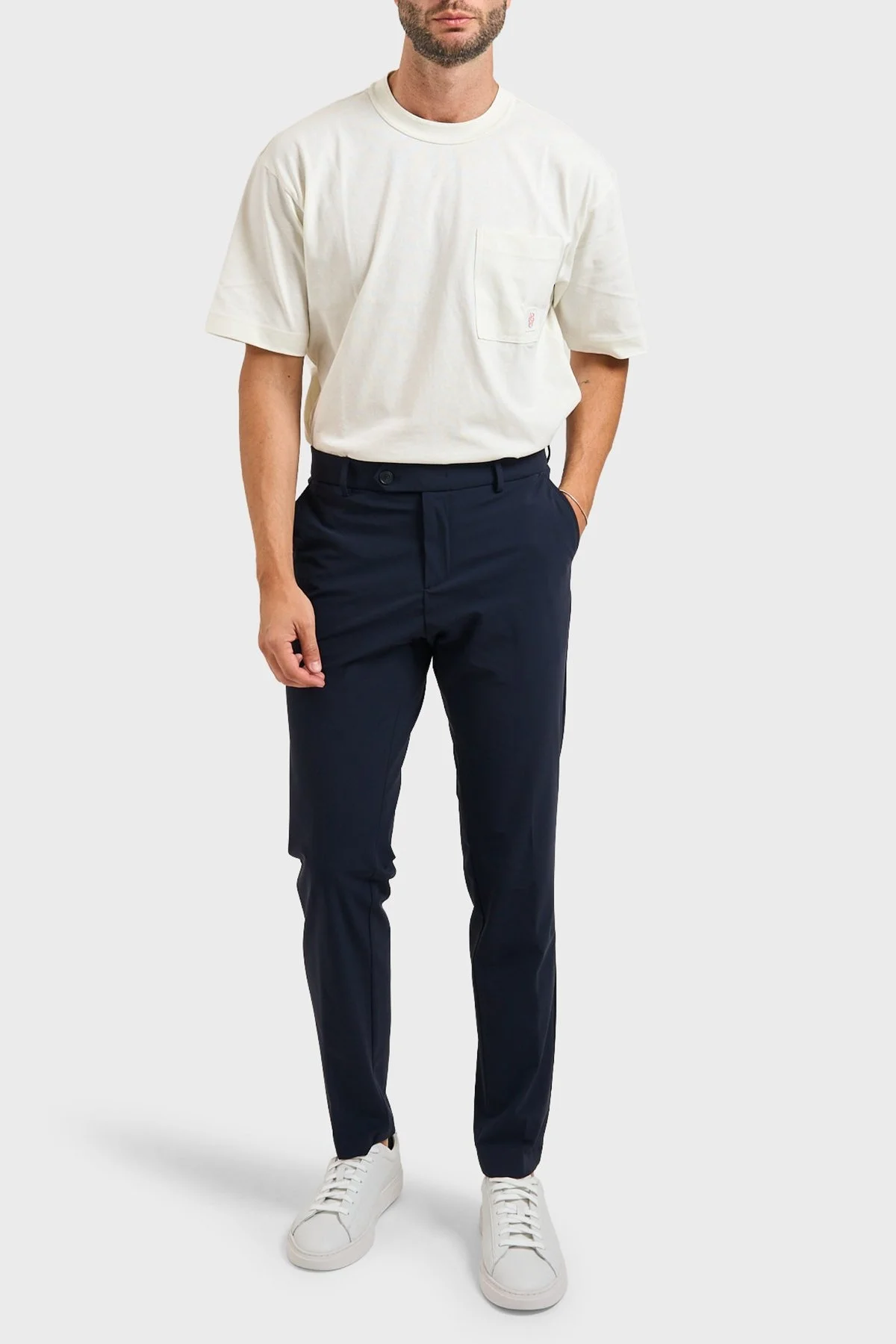 Boss Slim Fit Normal Bel Düz Paça Erkek Pantolon 50545802 404 LACİVERT - 1