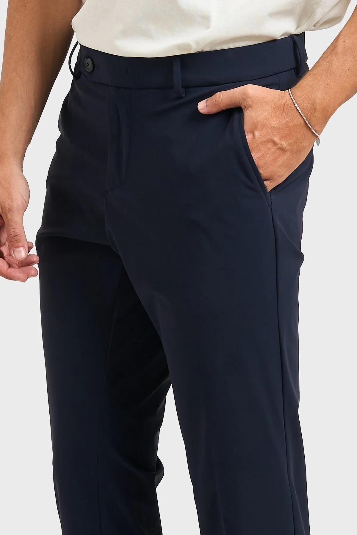 Boss Slim Fit Normal Bel Düz Paça Erkek Pantolon 50545802 404 LACİVERT - 3