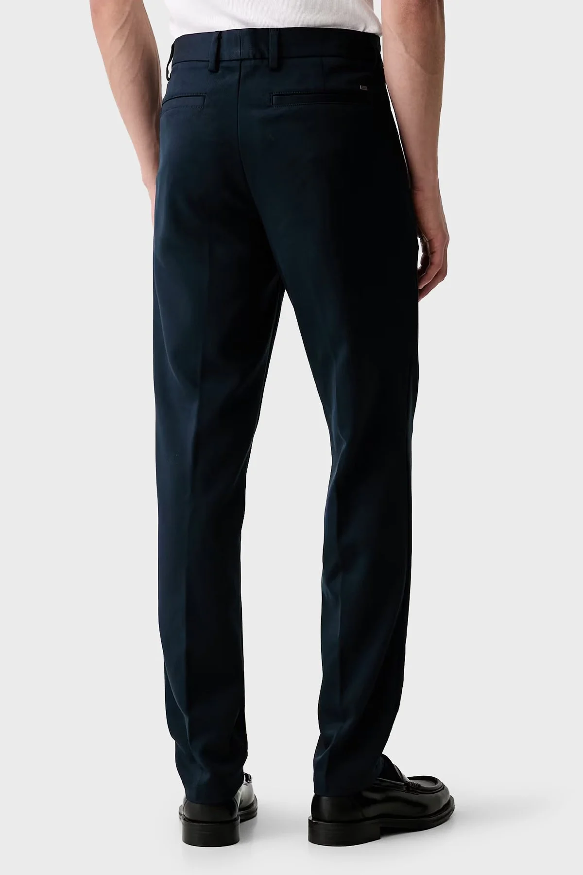 Boss Slim Fit Normal Bel Düz Paça Erkek Pantolon 50564345 404 Lacivert - 3