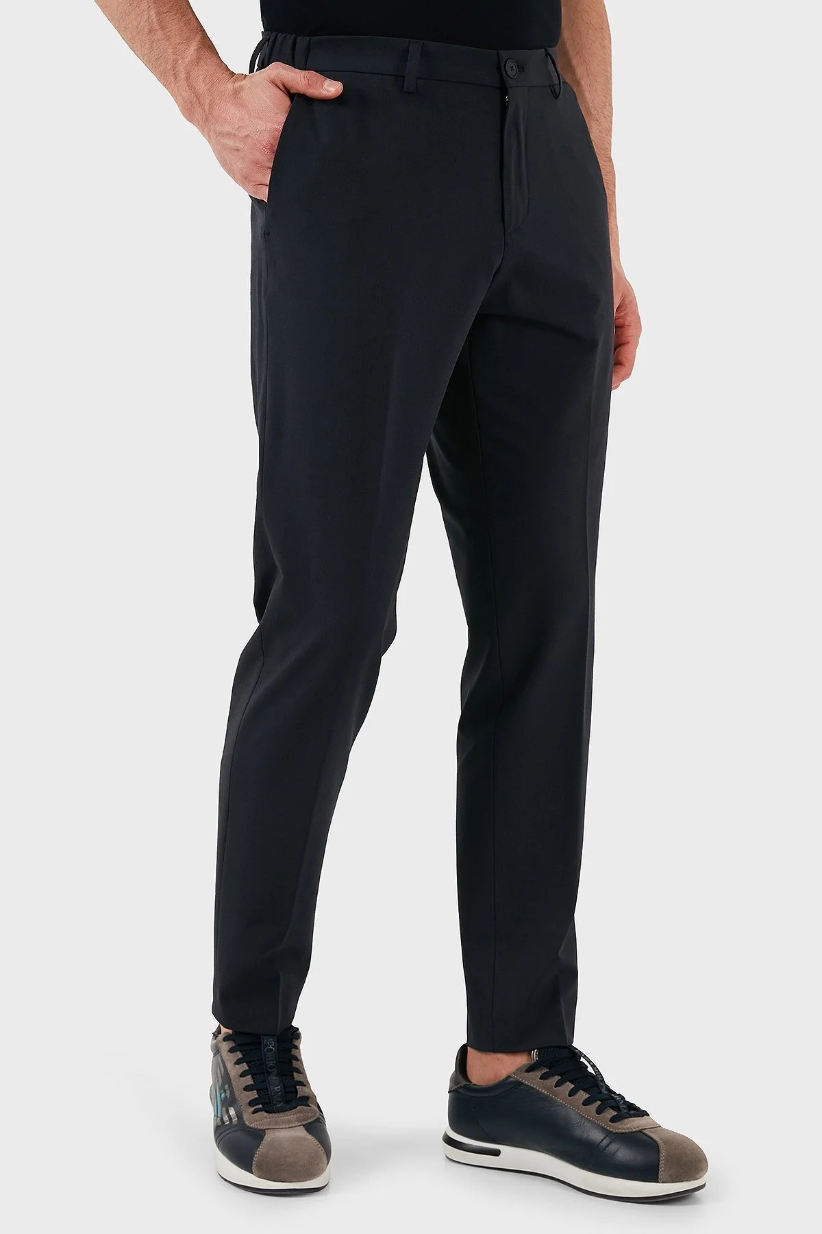 Boss Slim Fit Normal Bel Düz Paça Kumaş Erkek Pantolon 50535040 404 LACİVERT - 4