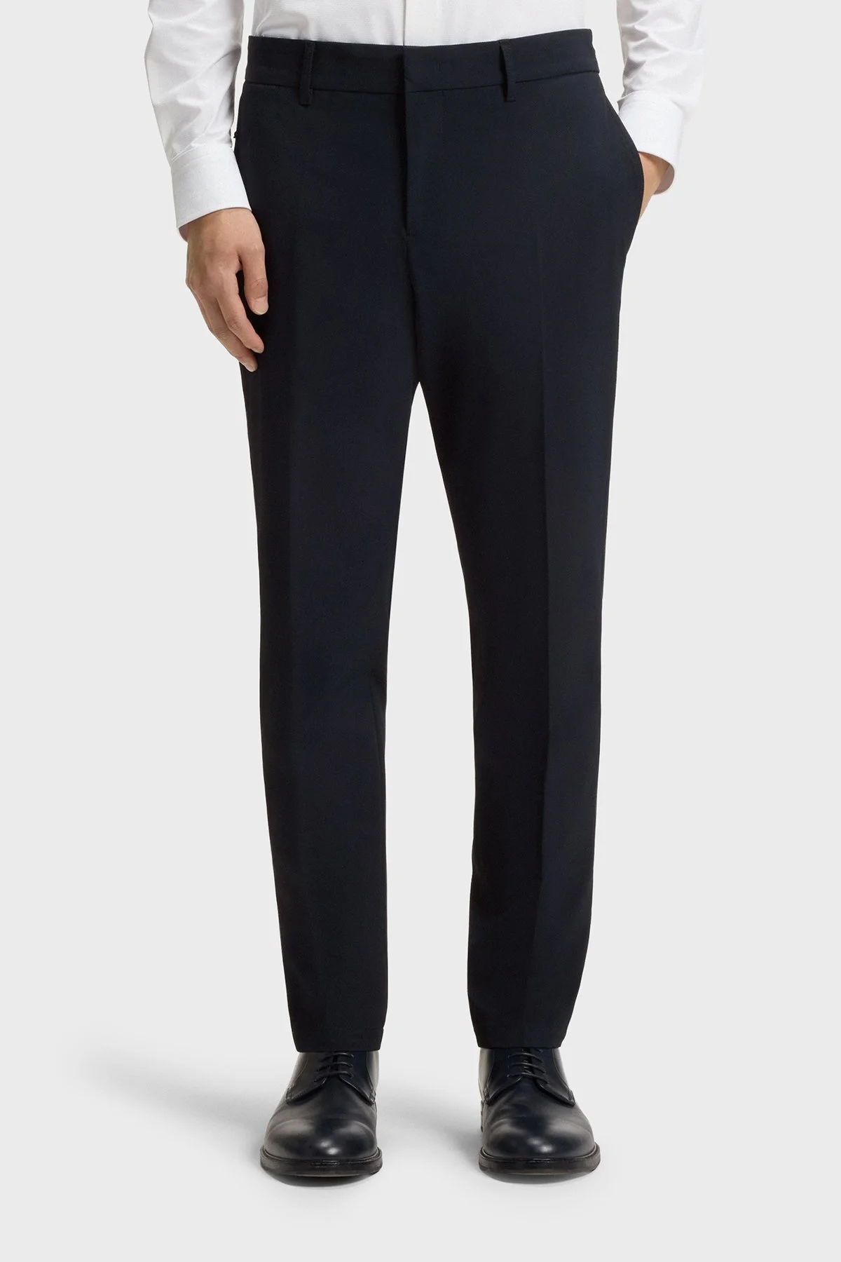 Boss Slim Fit Normal Bel Düz Paça Kumaş Erkek Pantolon 50543570 404 LACİVERT - 1