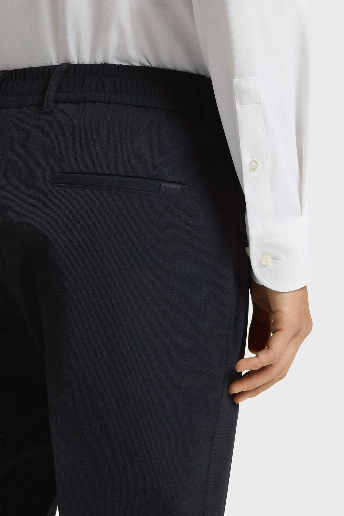 Boss Slim Fit Normal Bel Düz Paça Kumaş Erkek Pantolon 50543570 404 LACİVERT - 4