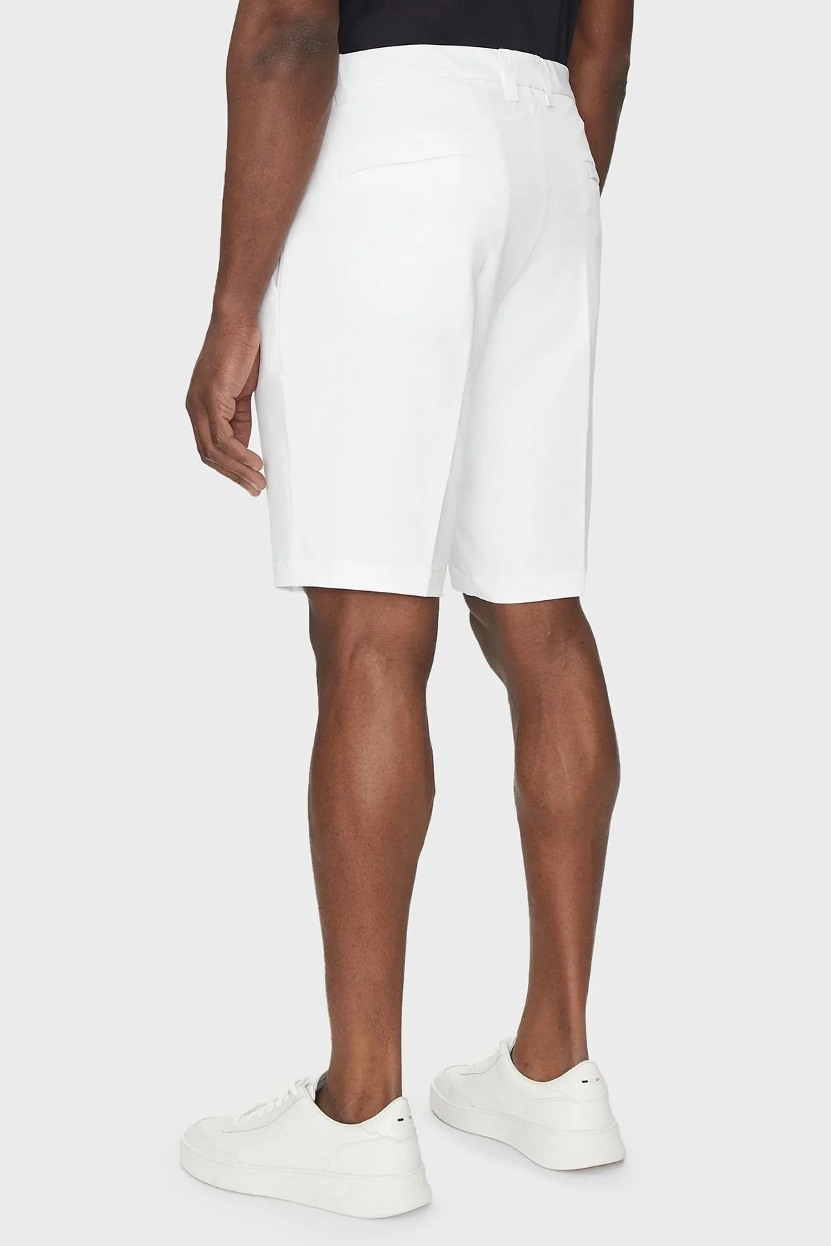 Boss Slim Fit Normal Bel Logolu Erkek Short 50540337 100 BEYAZ - 3