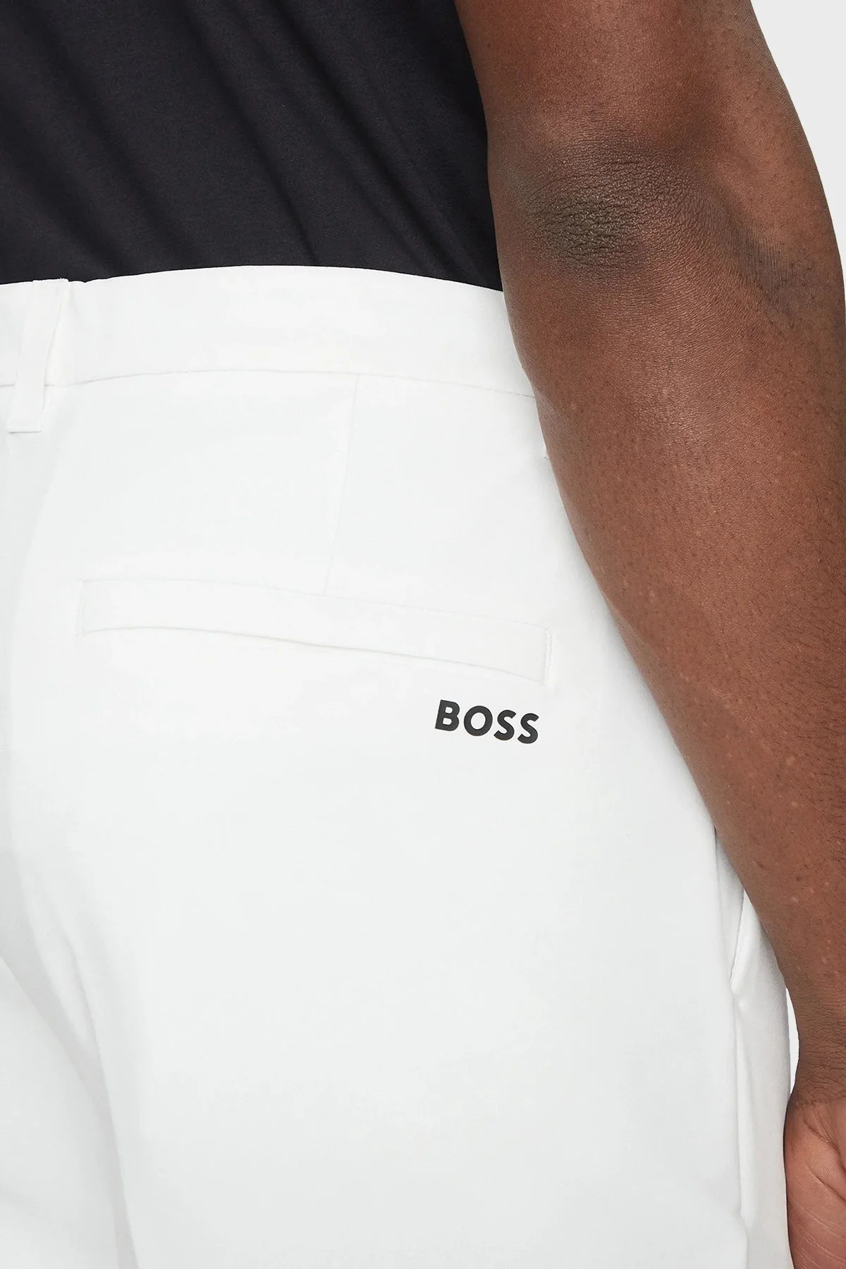 Boss Slim Fit Normal Bel Logolu Erkek Short 50540337 100 BEYAZ - 5
