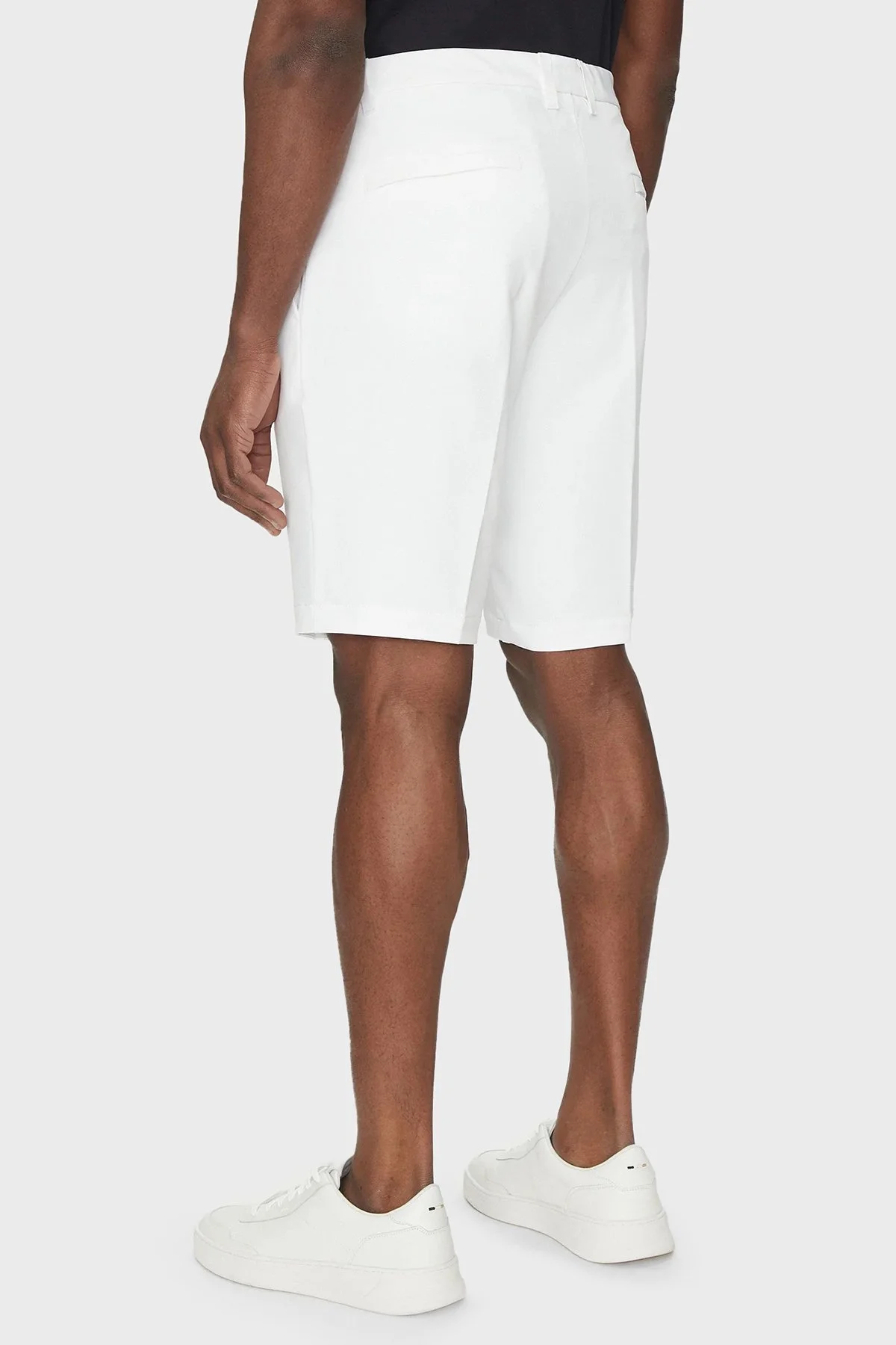 Boss Slim Fit Normal Bel Logolu Erkek Short 50540337 100 BEYAZ - 3