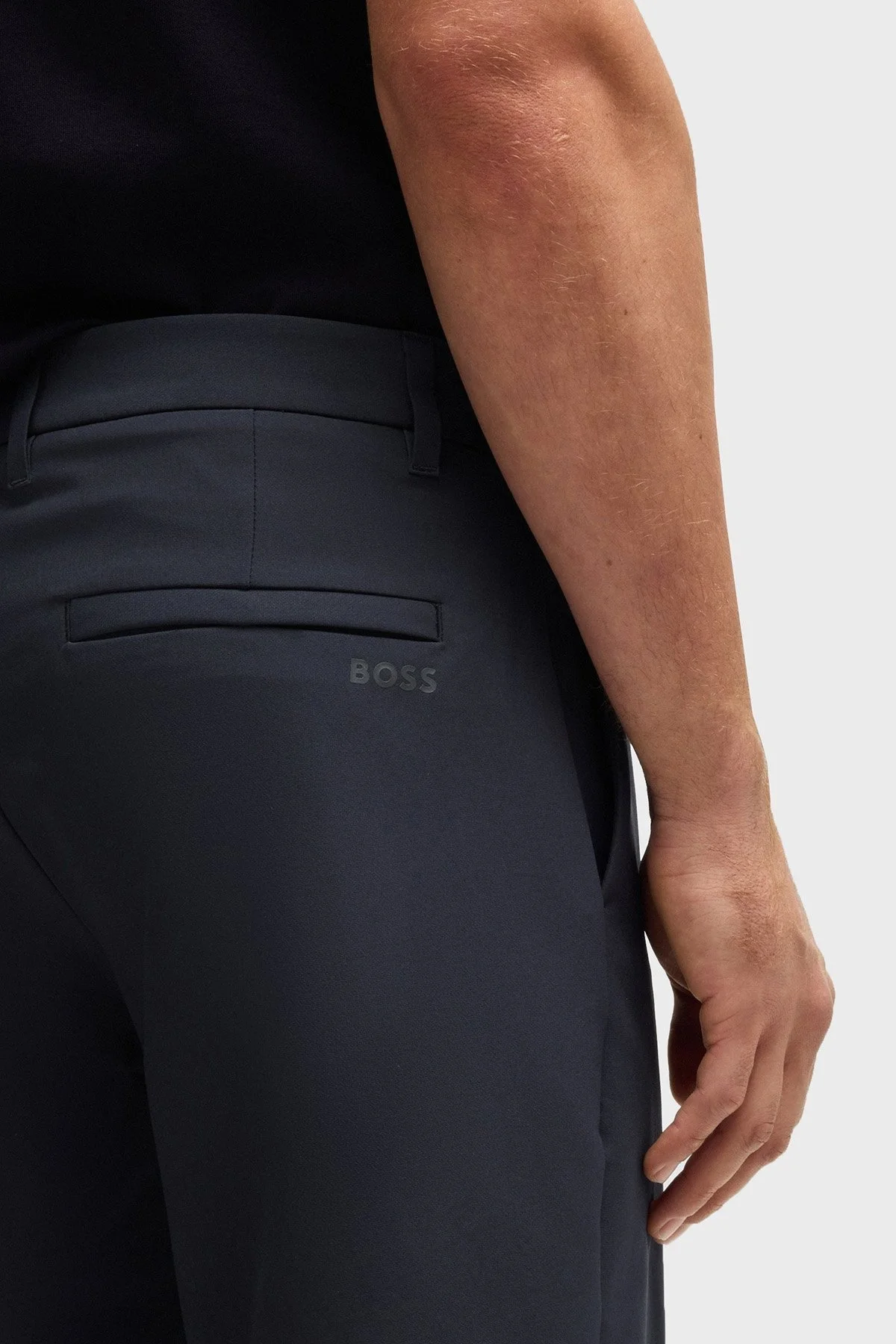 Boss Slim Fit Normal Bel Logolu Erkek Short 50540337 402 LACİVERT - 4