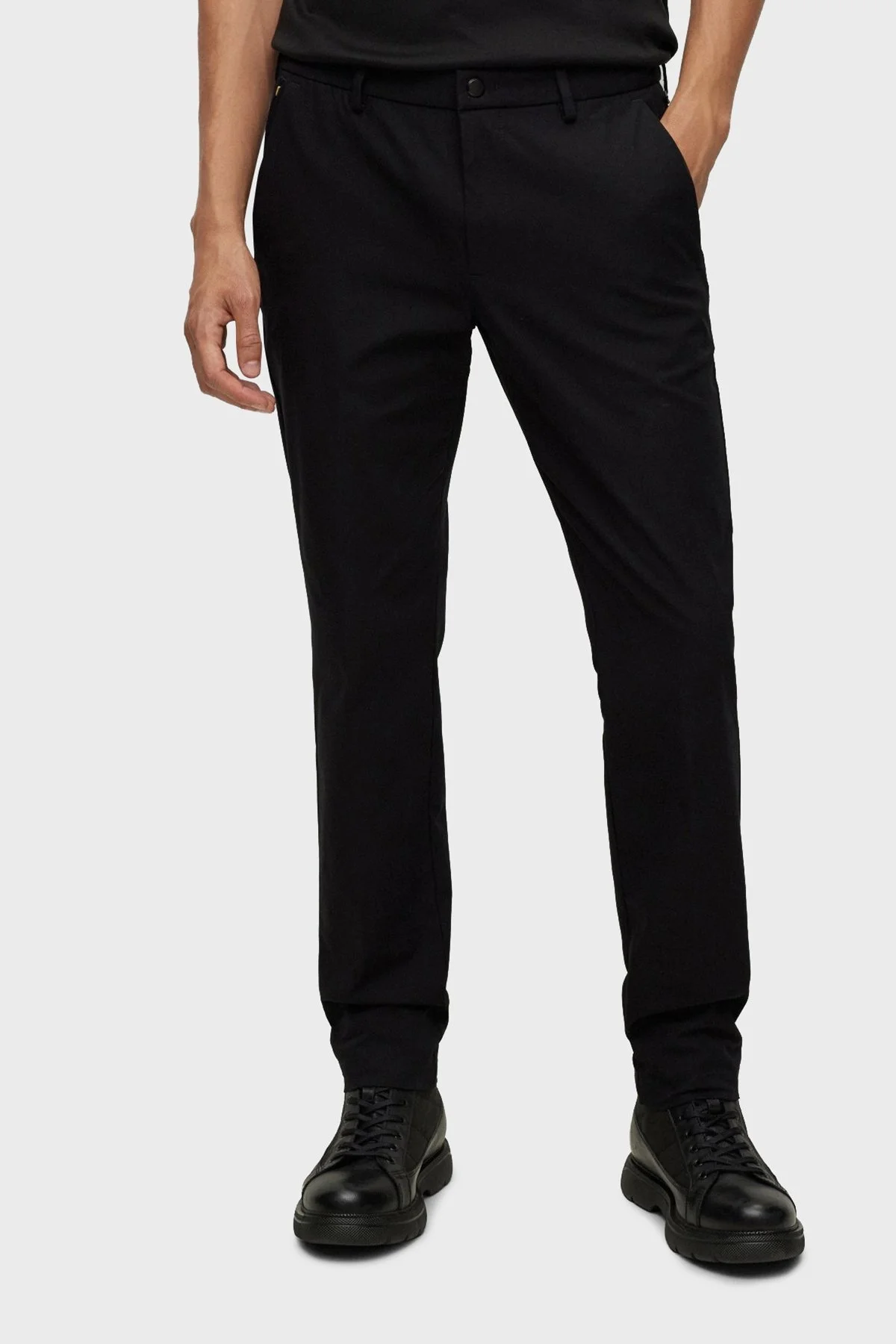 Boss Slim Fit Normal Bel Pamuklu Erkek Pantolon 50478294 001 SİYAH - 2