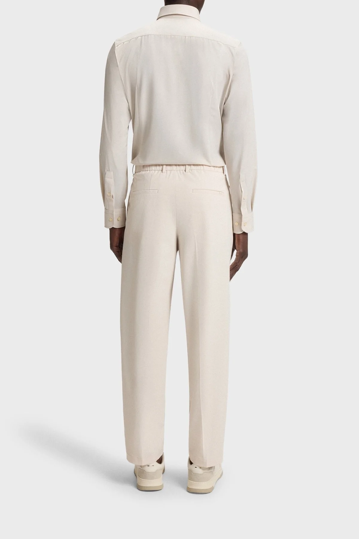 Boss Slim Fit Yaka Uzun Kollu Erkek Gömlek 50545428 131 EKRU - 3