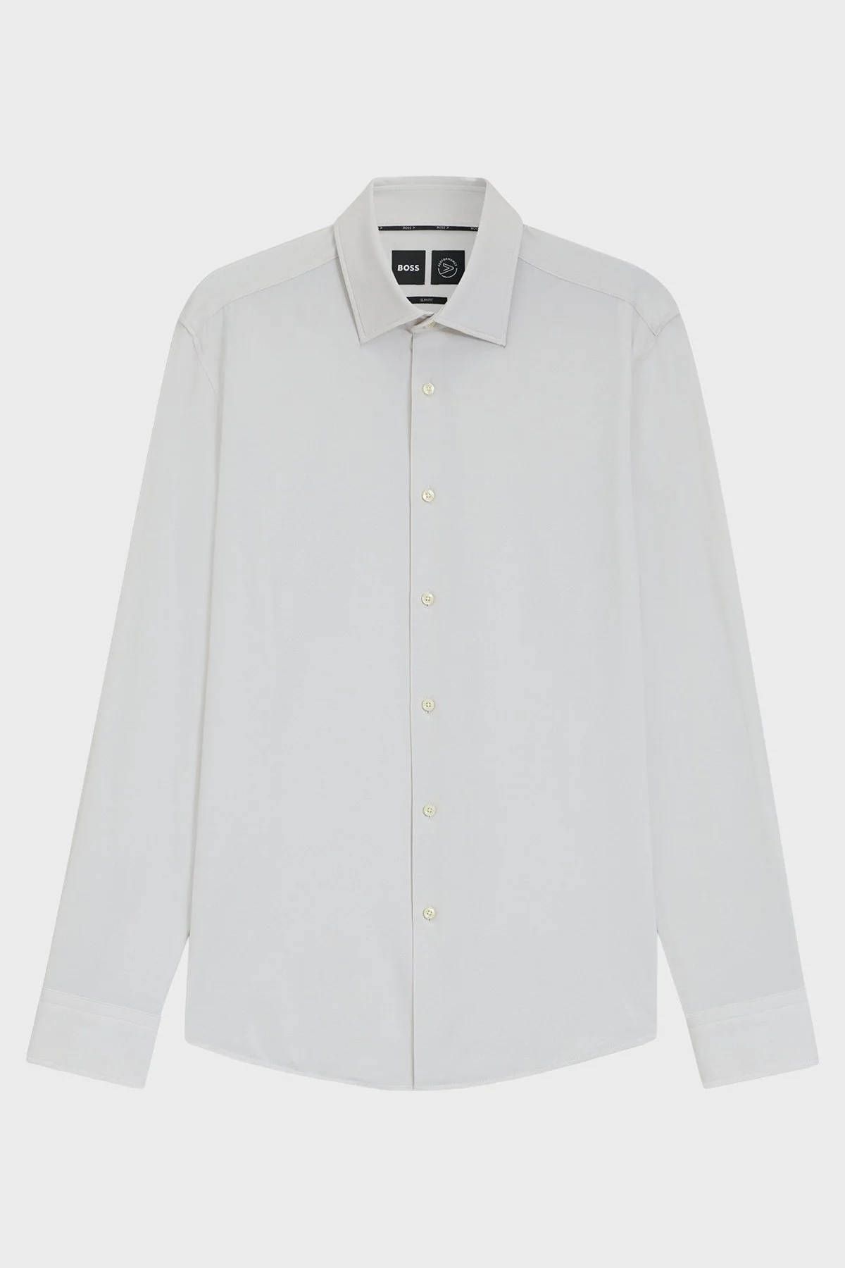 Boss Slim Fit Yaka Uzun Kollu Erkek Gömlek 50545428 131 EKRU - 6