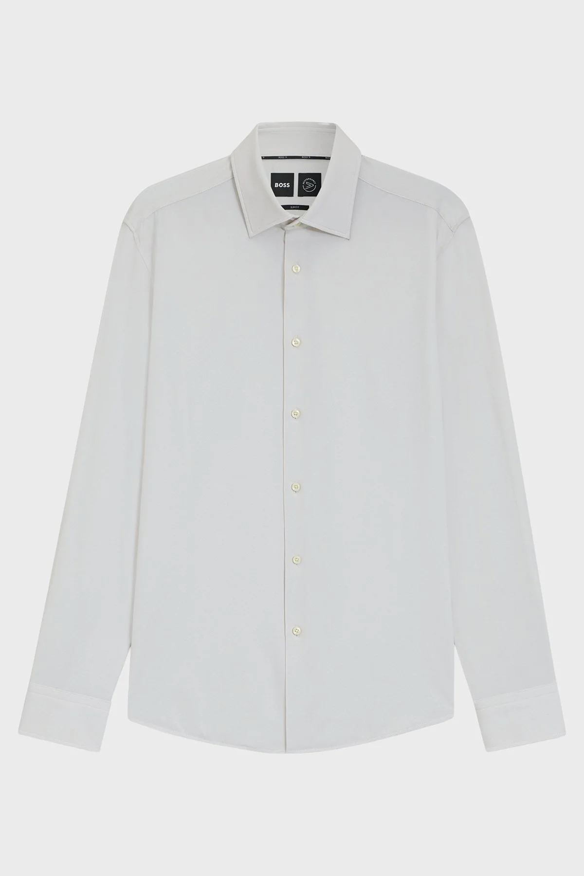 Boss Slim Fit Yaka Uzun Kollu Erkek Gömlek 50545428 131 EKRU - 6