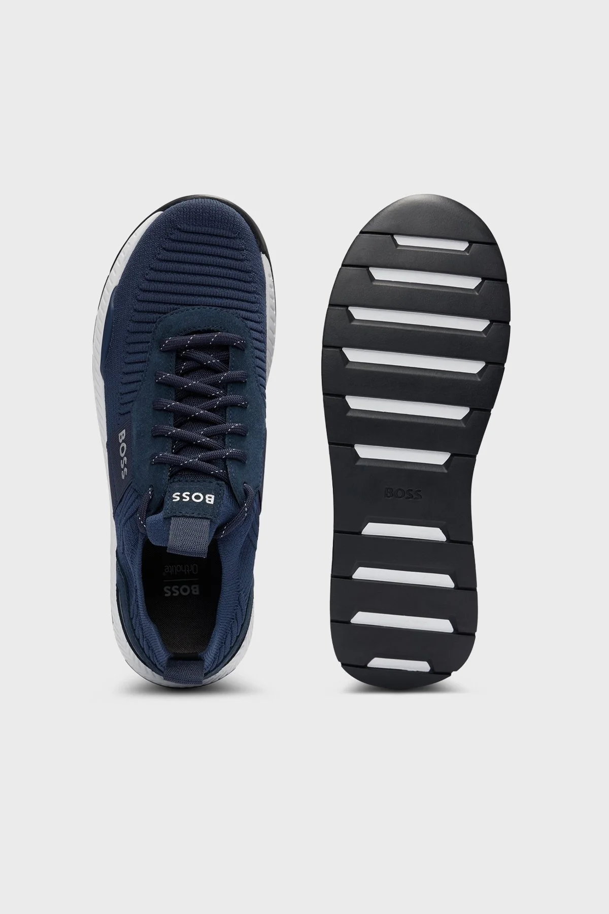 Boss Sneaker Erkek Ayakkabı 50498245 401 LACİVERT - 4
