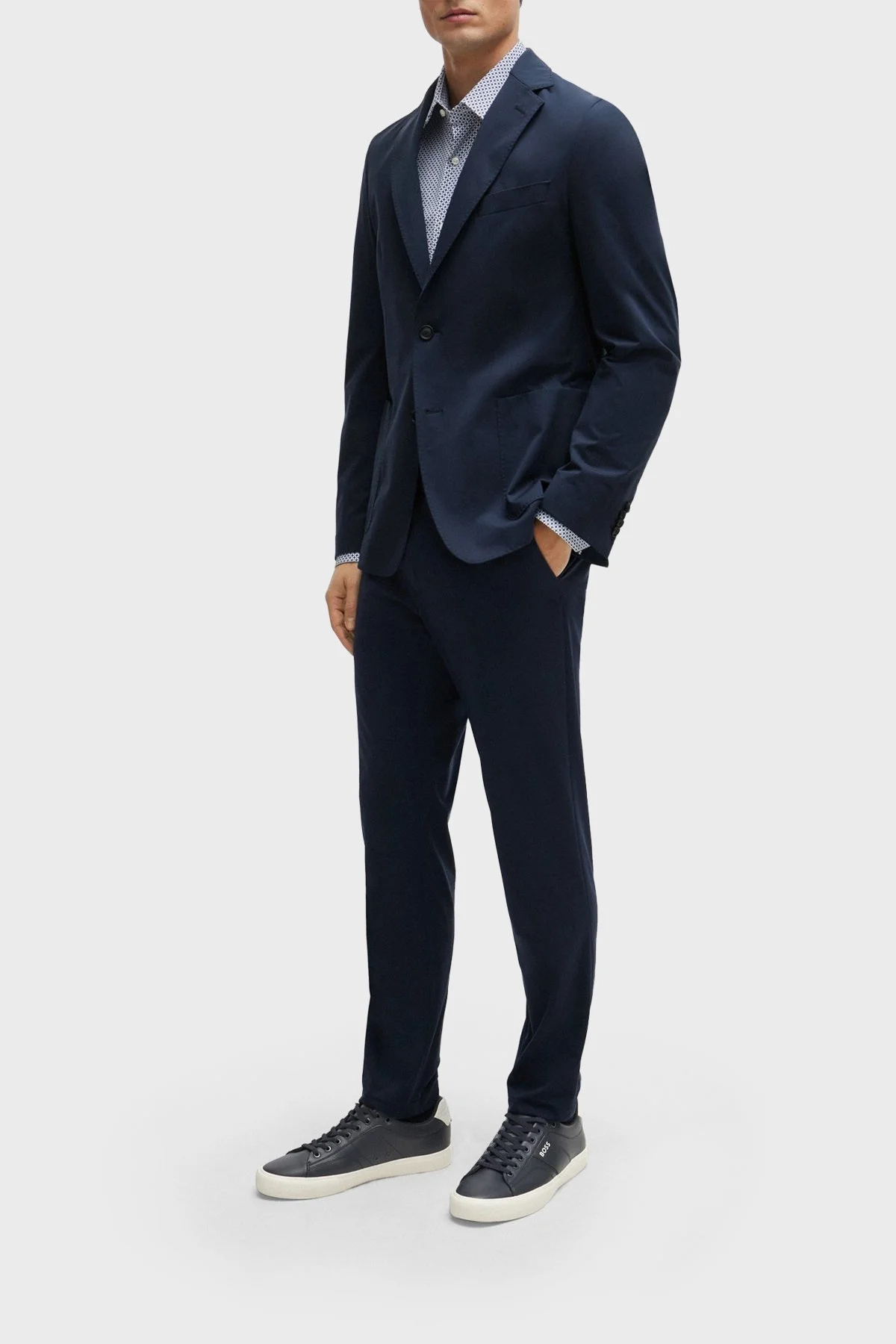 Boss Sneaker Erkek Ayakkabı 50517289 401 LACİVERT - 2