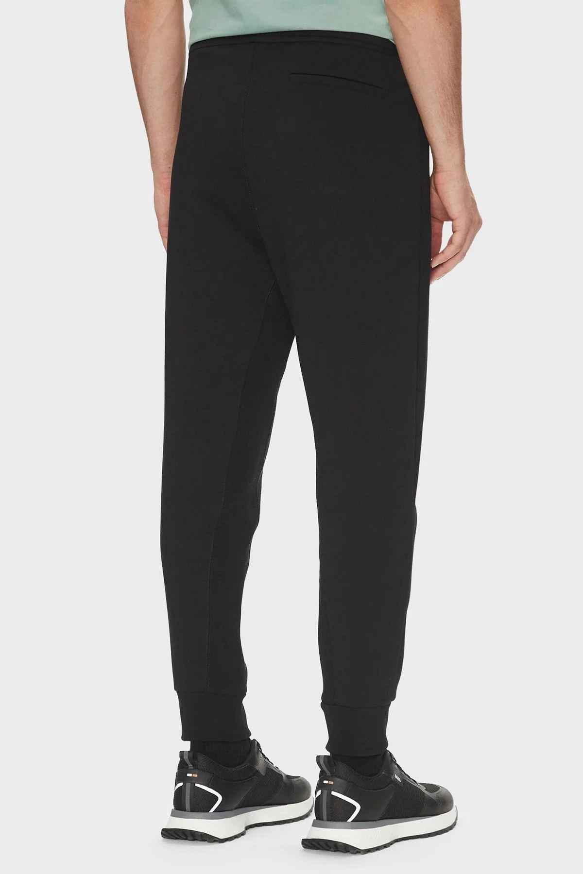 Boss Steç Pamuklu Regular Fit Normal Bel Ribanalı Paça Jogger Erkek Pantolon 50537198 001 SİYAH - 8